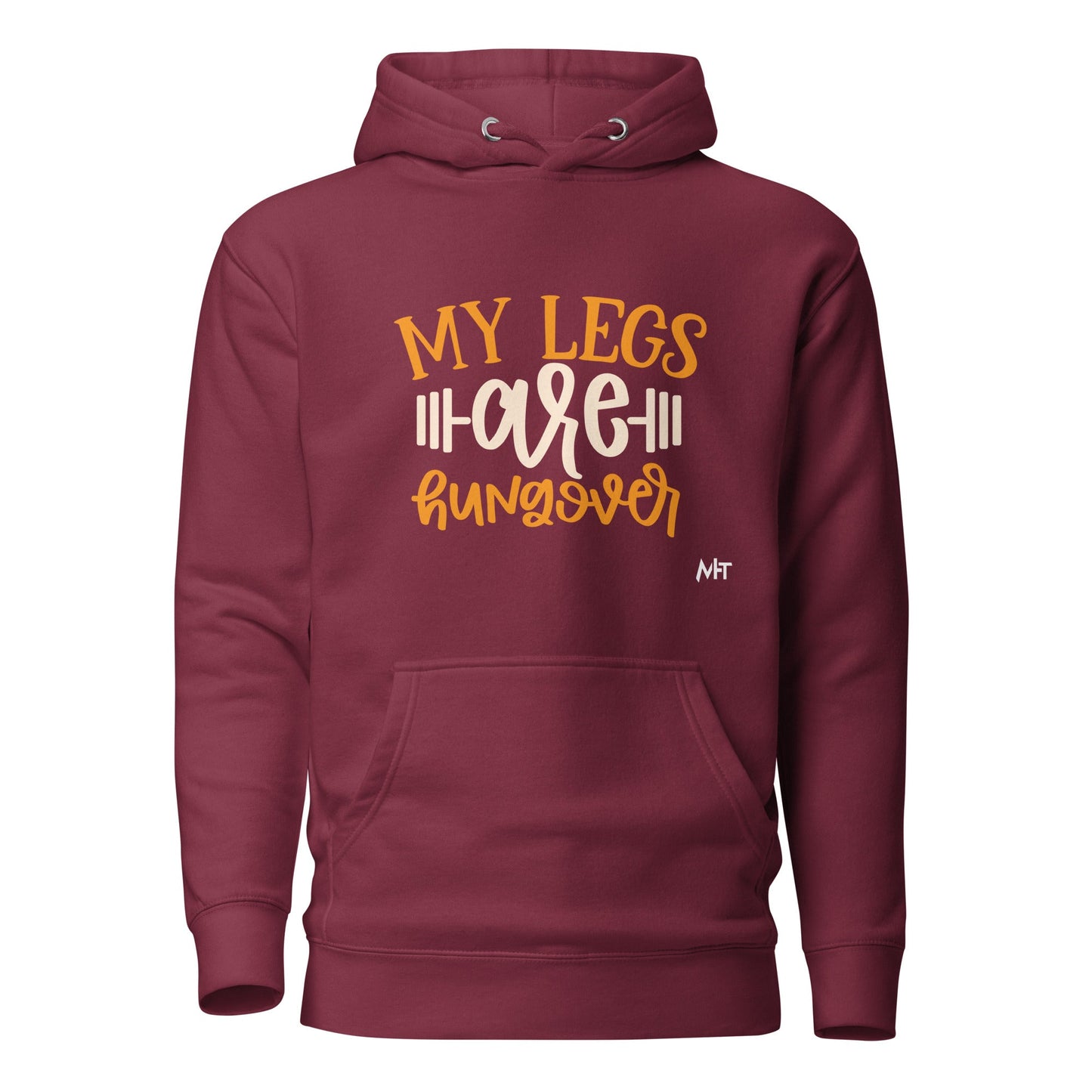 My Legs are Hungover - Unisex Hoodie by DarkByteGear