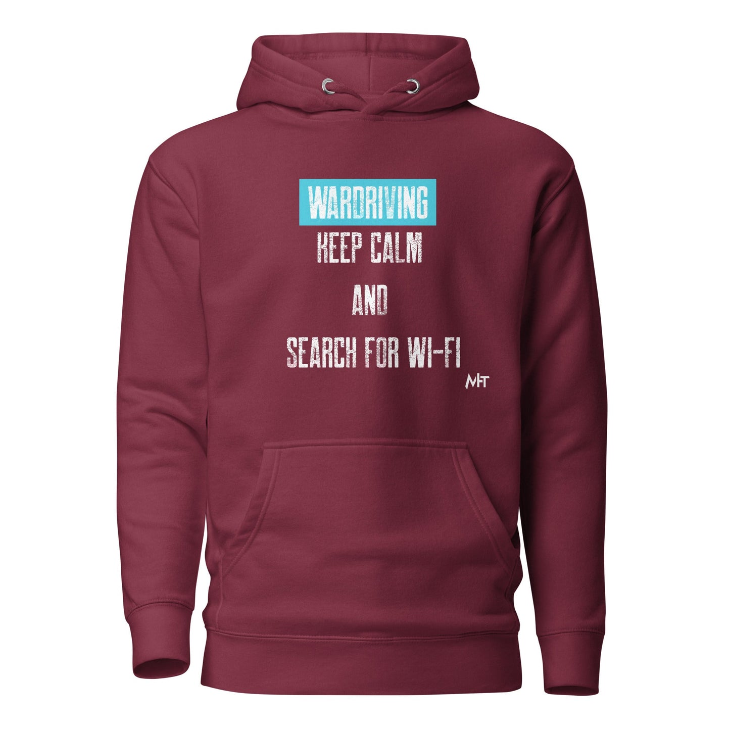 Wardriving Keep calm and search for Wi-Fi - Unisex Hoodie by DarkByteGear