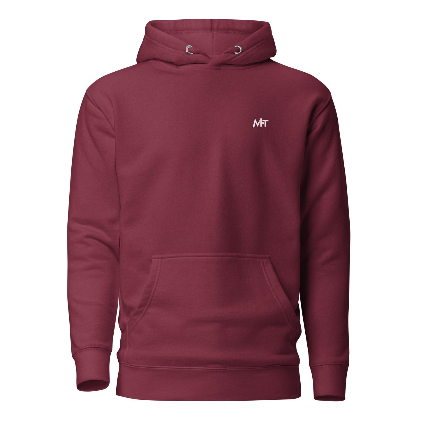 Meh - Unisex Hoodie (back print) by DarkByteGear