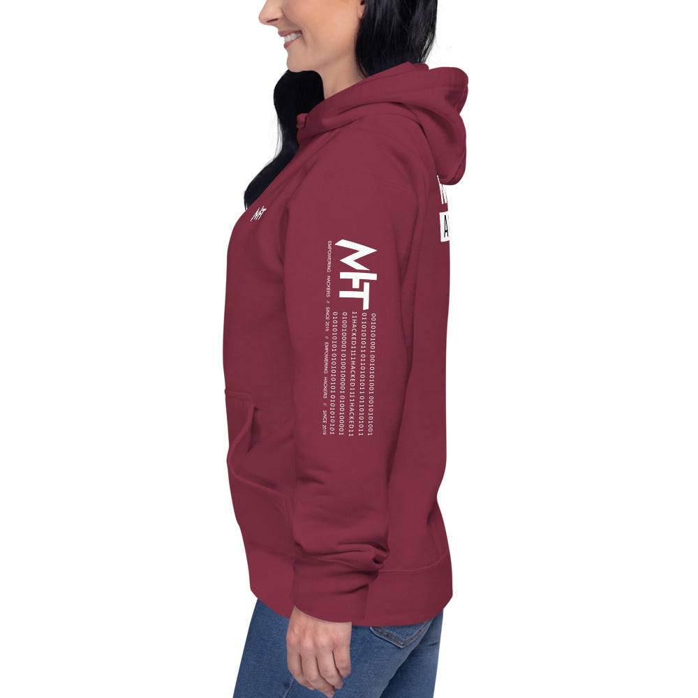 No, I will not ACK your SYN - Unisex Hoodie (back print) by DarkByteGear