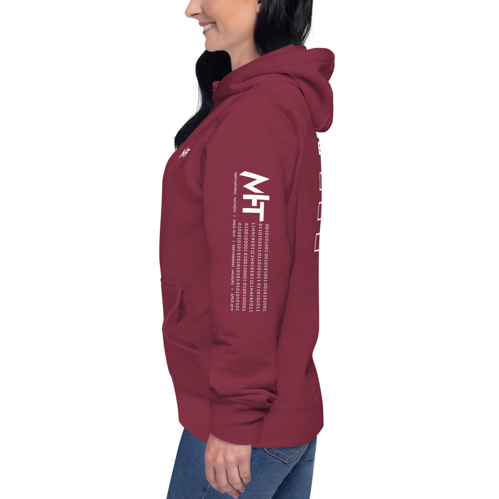 Before you bother me - Unisex Hoodie (back print) by DarkByteGear