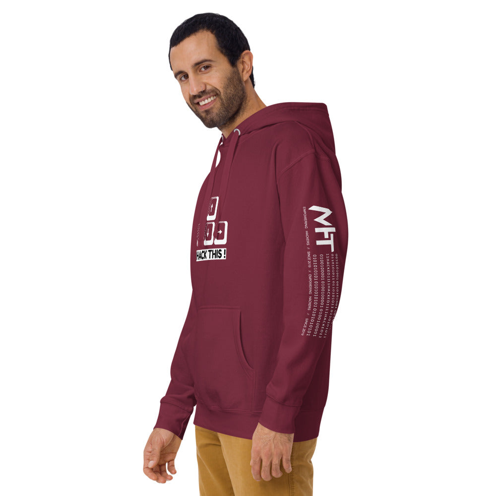 Hack this - Unisex Hoodie by DarkByteGear