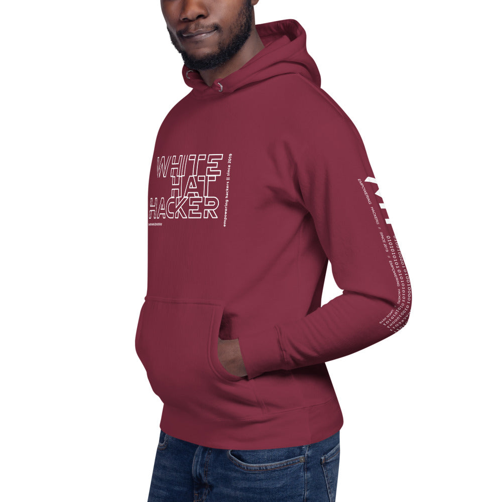 White Hat Hacker - Unisex Hoodie by DarkByteGear