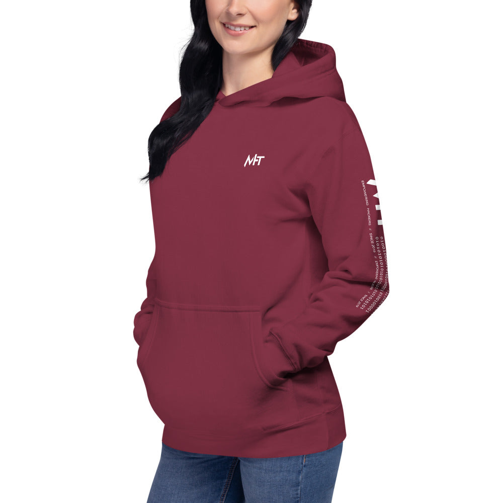 Before you bother me - Unisex Hoodie (back print) by DarkByteGear