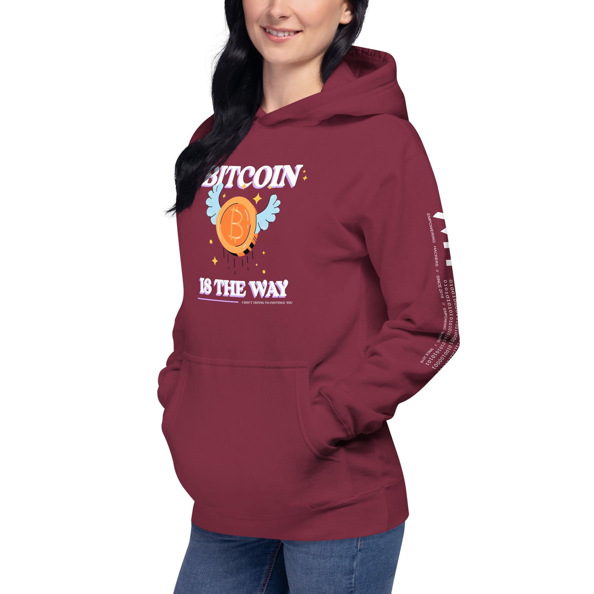 Bitcoin is the way - Unisex Hoodie by DarkByteGear