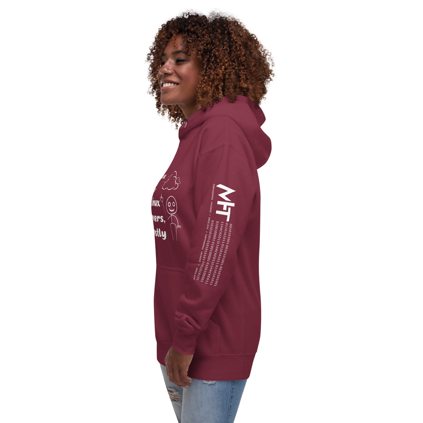 Linux Servers Mostly - Unisex Hoodie by DarkByteGear