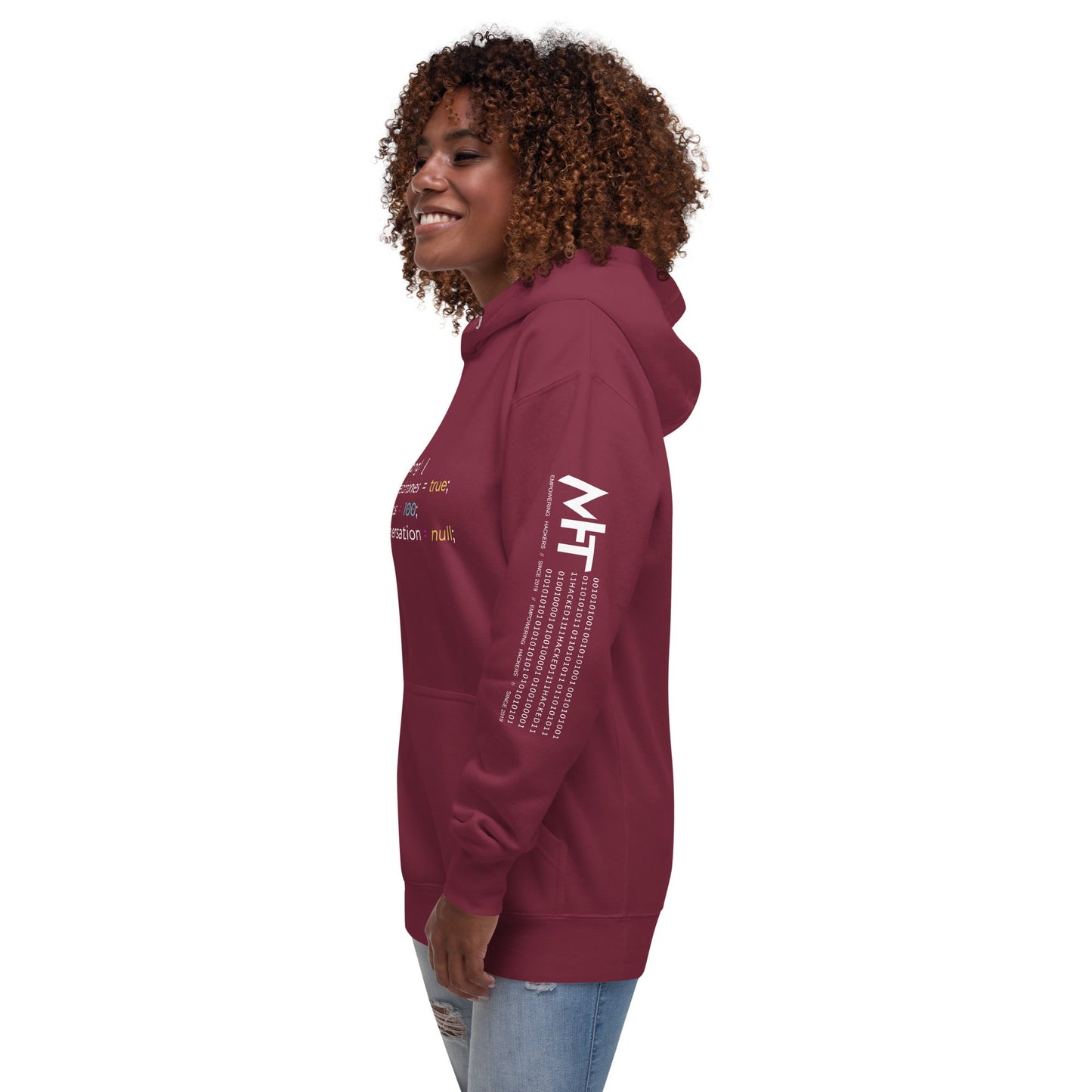 If coding headphones true focus 100 conversation null - Unisex Hoodie by DarkByteGear