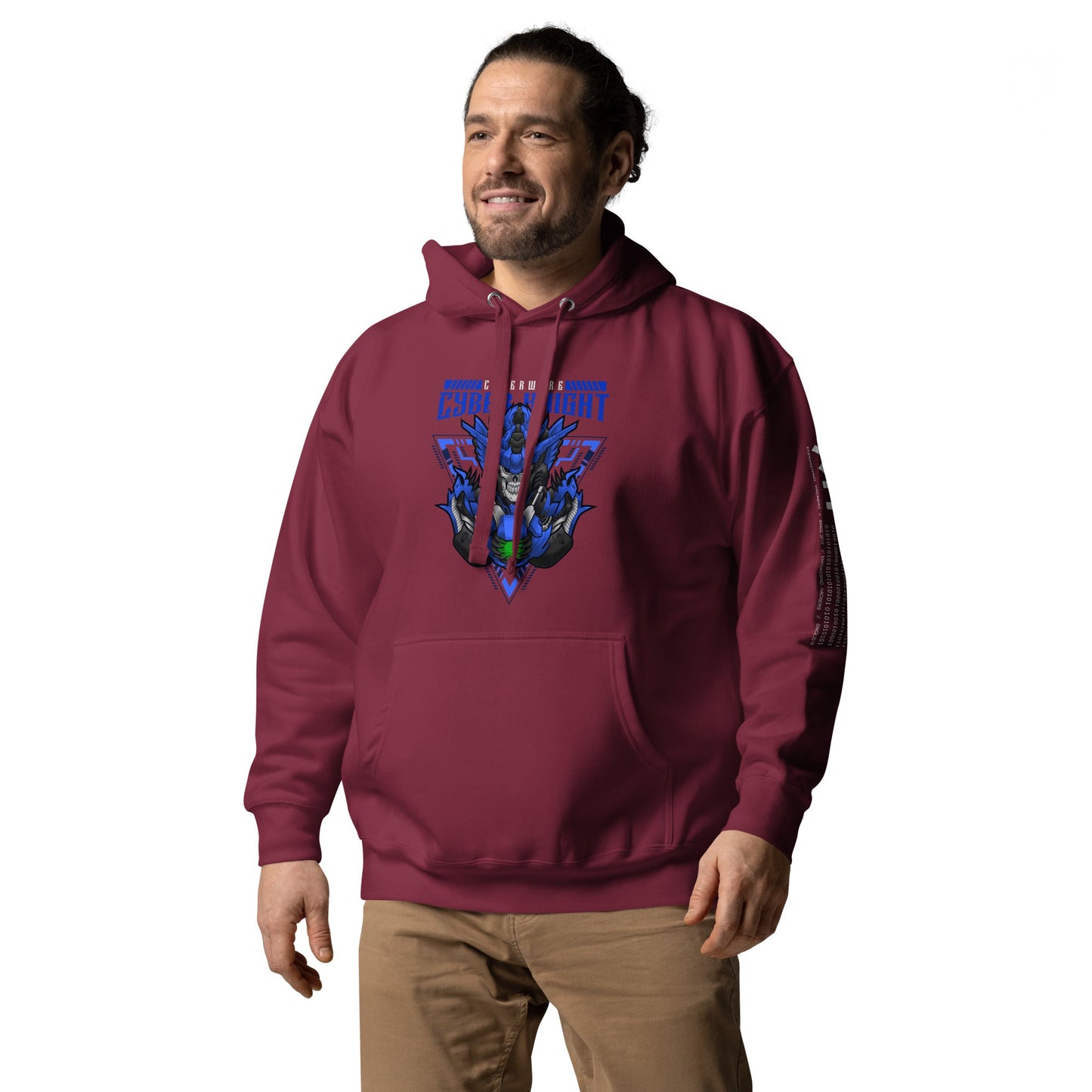 CyberWare Cyber knight - Unisex Hoodie by DarkByteGear