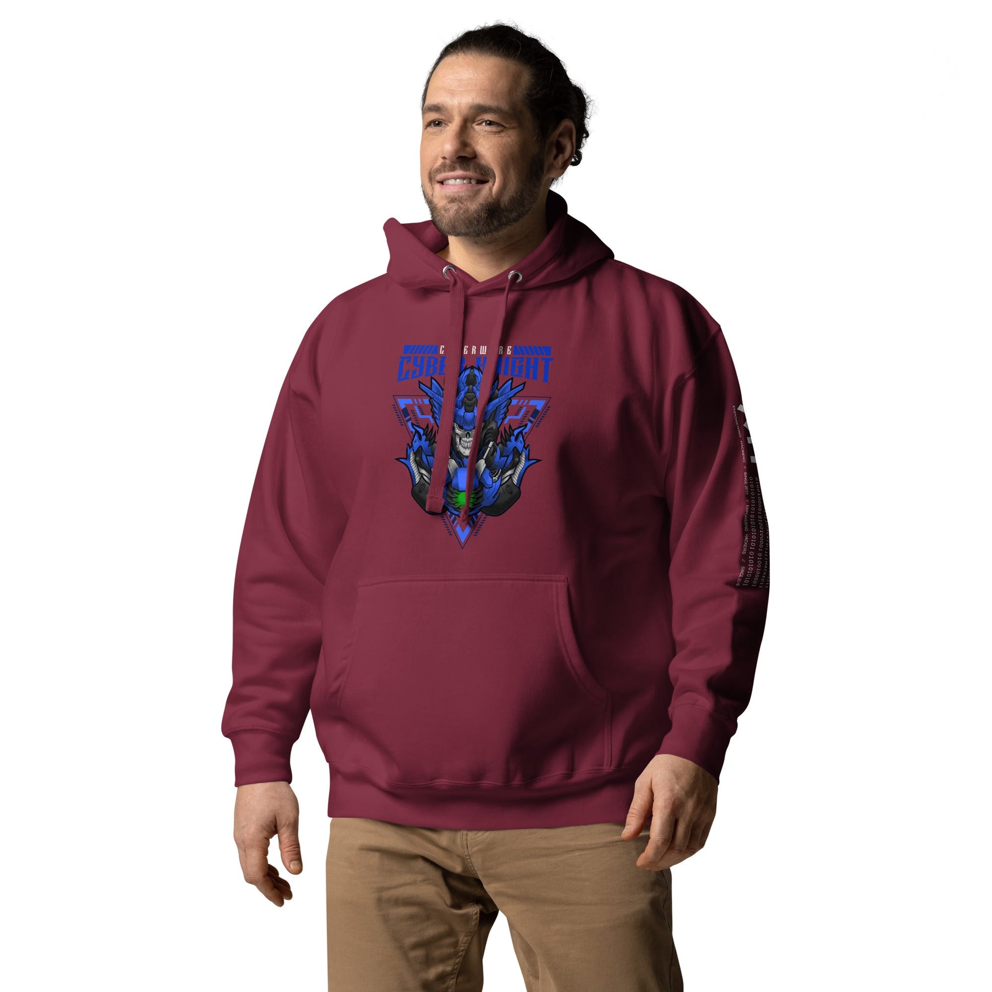CyberWare Cyber knight - Unisex Hoodie by DarkByteGear