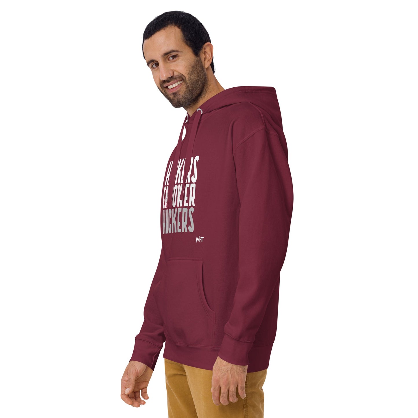 Hackers Empower Hackers - Unisex Hoodie by DarkByteGear