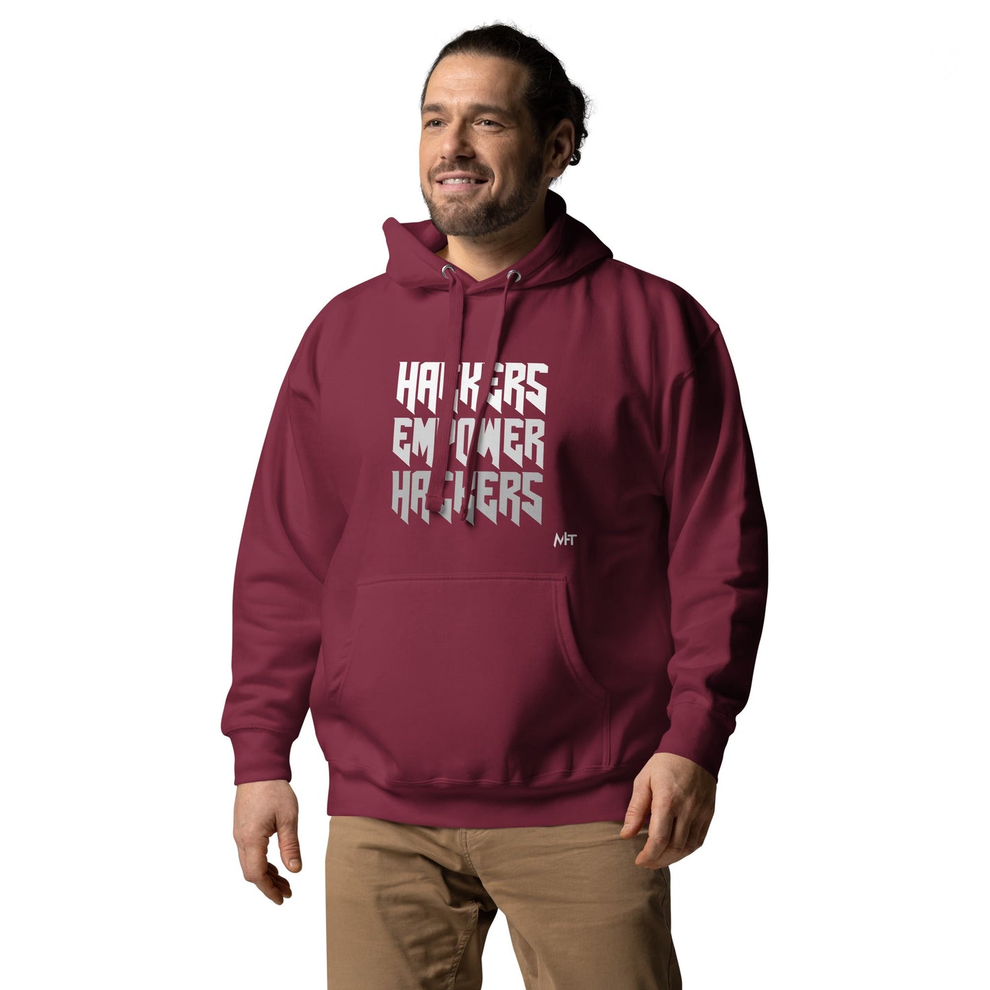 Hackers Empower Hackers V4 - Unisex Hoodie by DarkByteGear