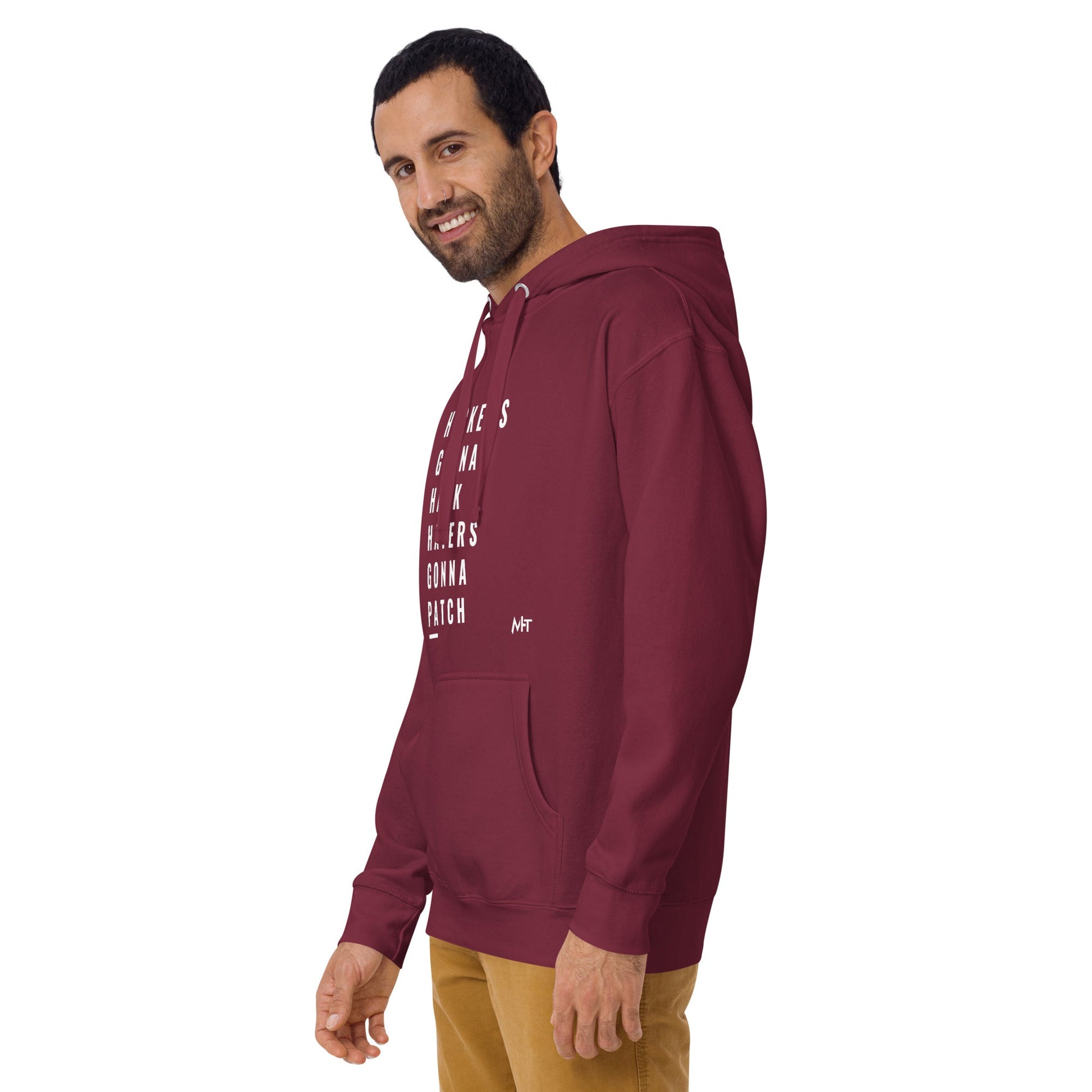 Hackers Gonna Hack: Haters Gonna Patch - Unisex Hoodie by DarkByteGear