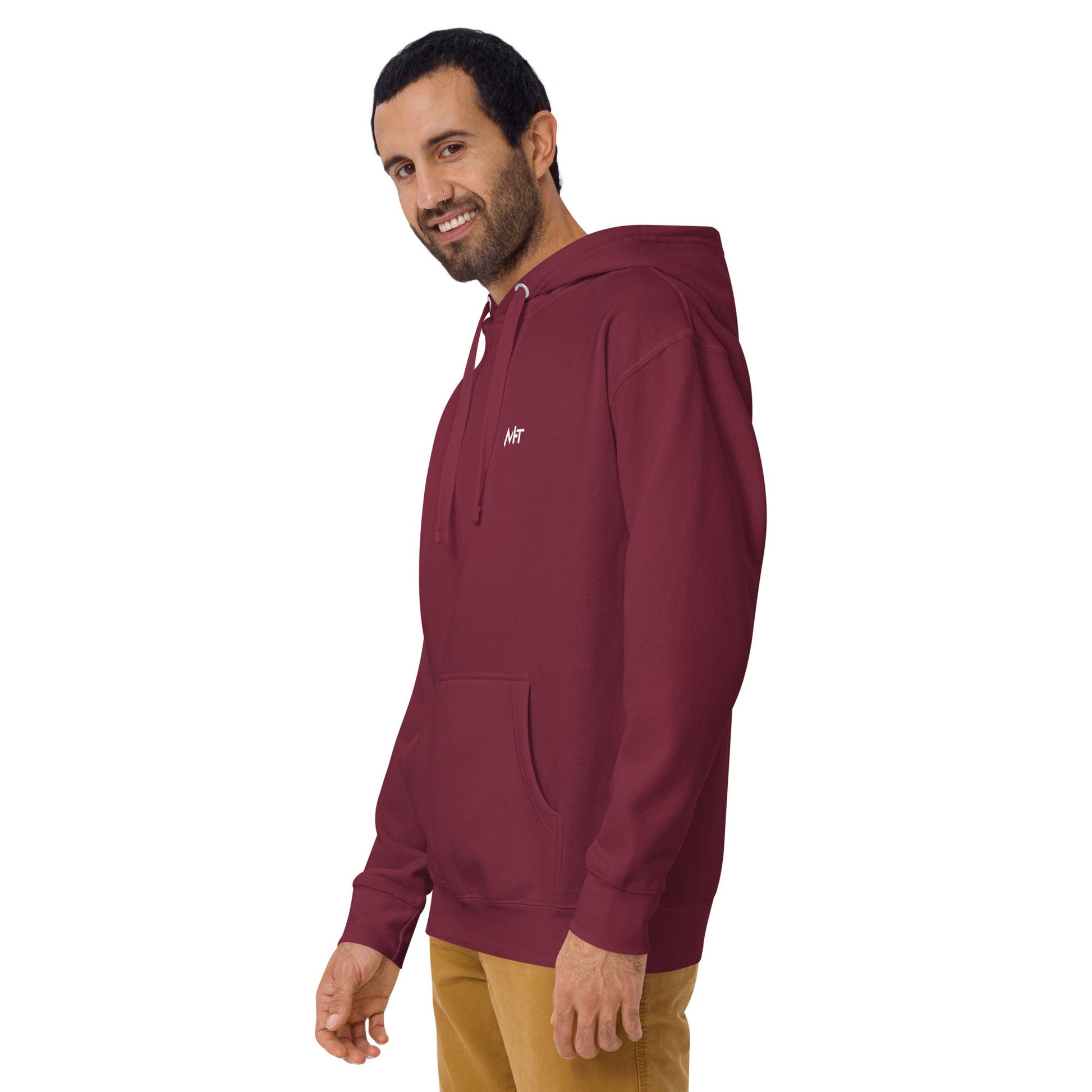 Go ping yourself - Unisex Hoodie ( Back Print ) by DarkByteGear