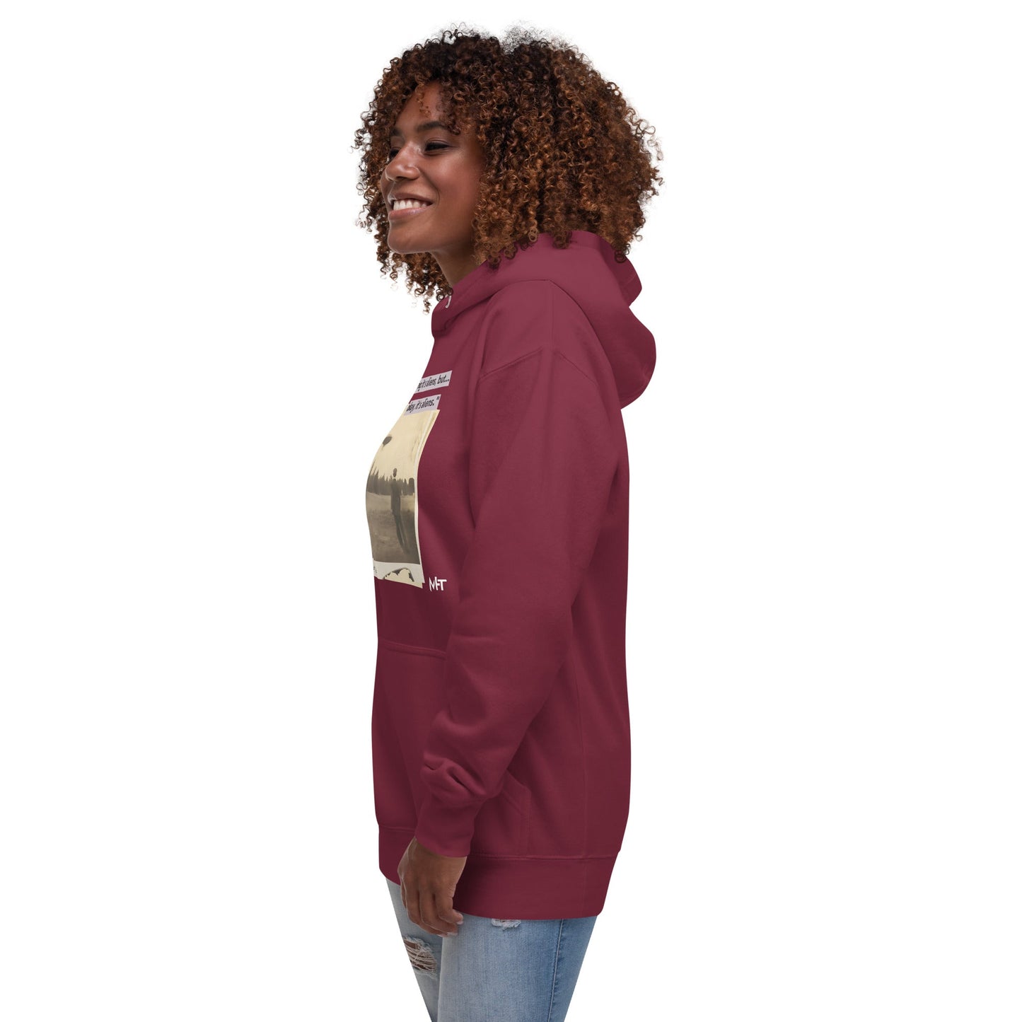 I'm not saying it's aliens, but... okay, it's aliens - Unisex Hoodie by DarkByteGear