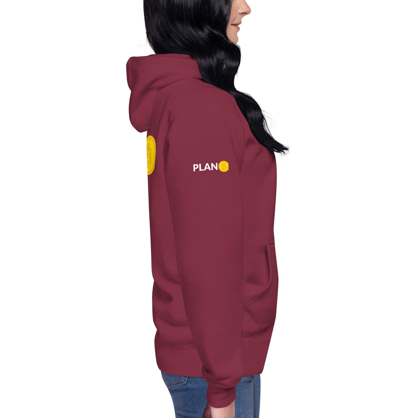 Plan B - Unisex Hoodie (Back Print) by DarkByteGear