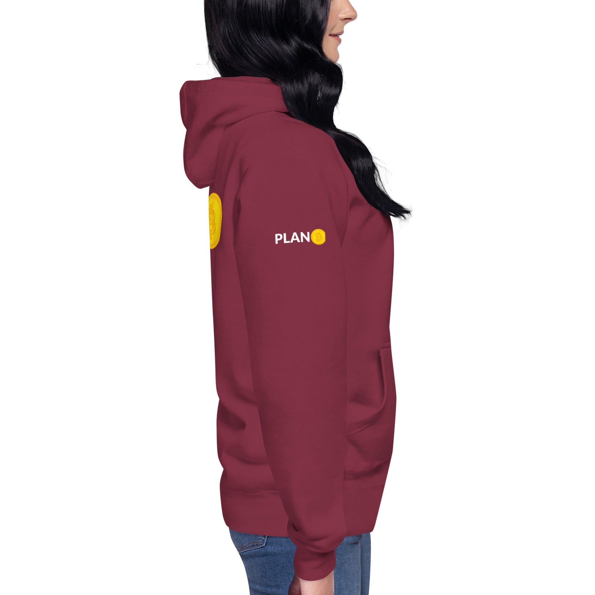 Plan B - Unisex Hoodie (Back Print) by DarkByteGear