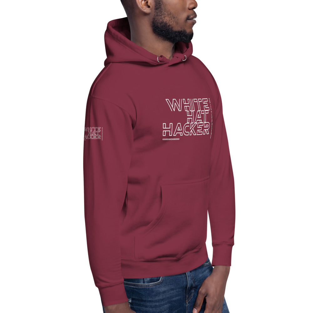 White Hat Hacker - Unisex Hoodie by DarkByteGear