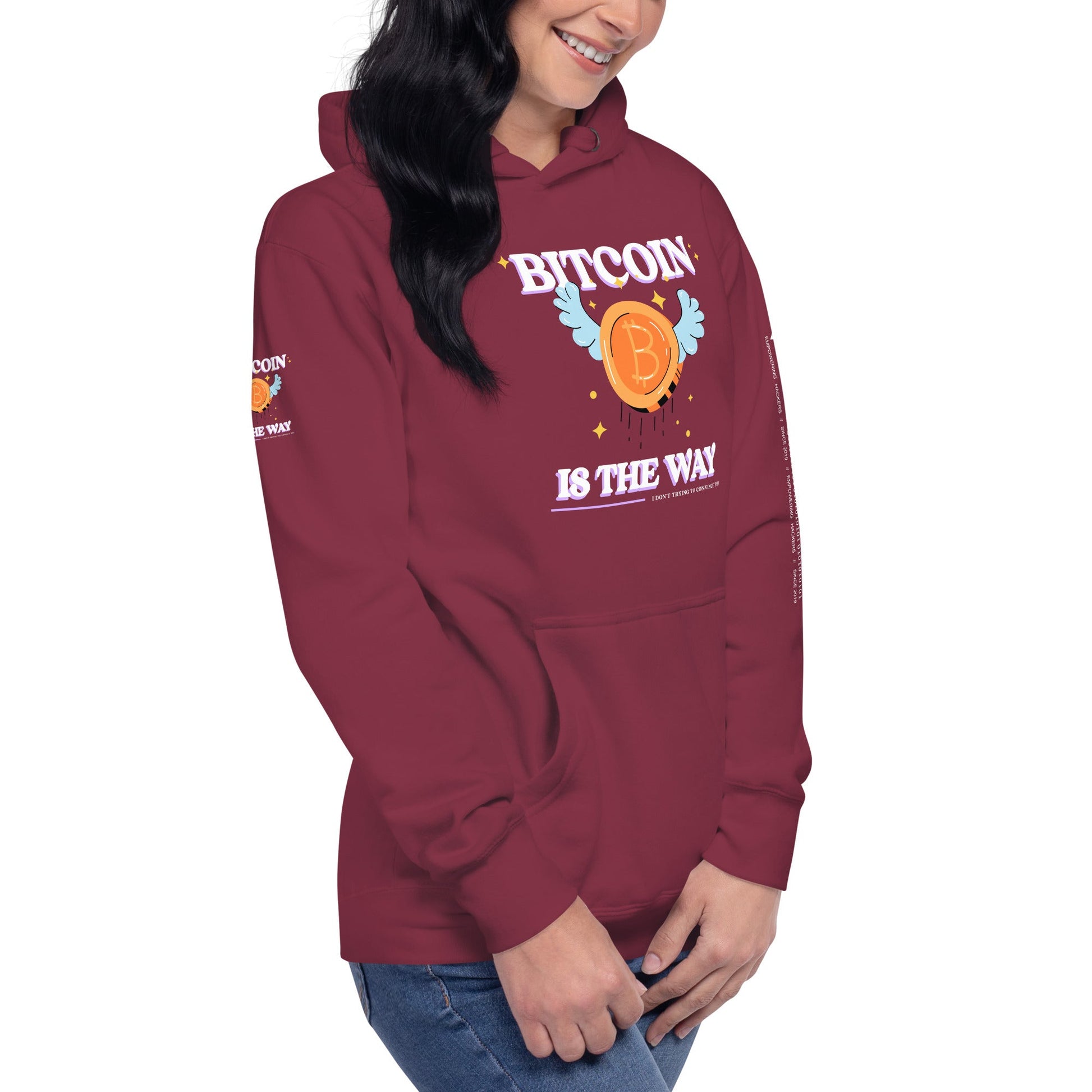 Bitcoin is the way - Unisex Hoodie by DarkByteGear