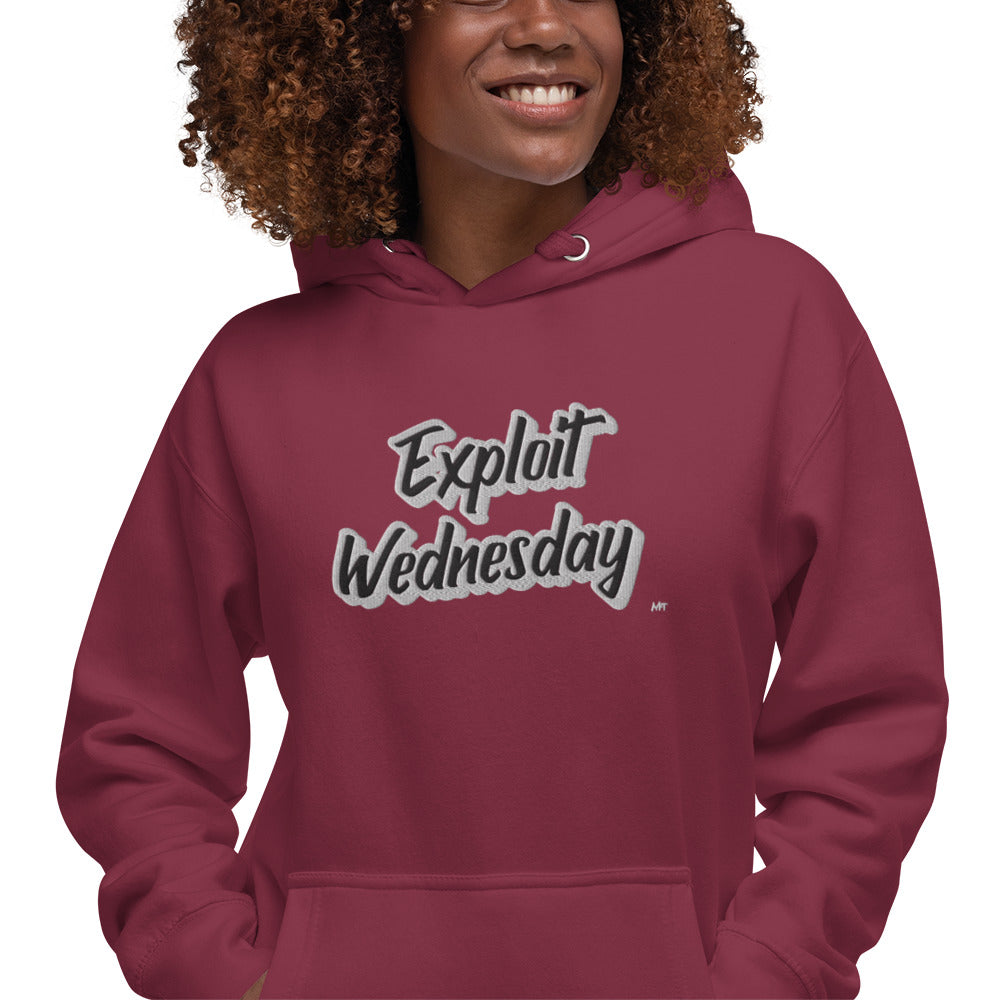 Exploit Wednesday - Unisex Hoodie (embroidered) by DarkByteGear
