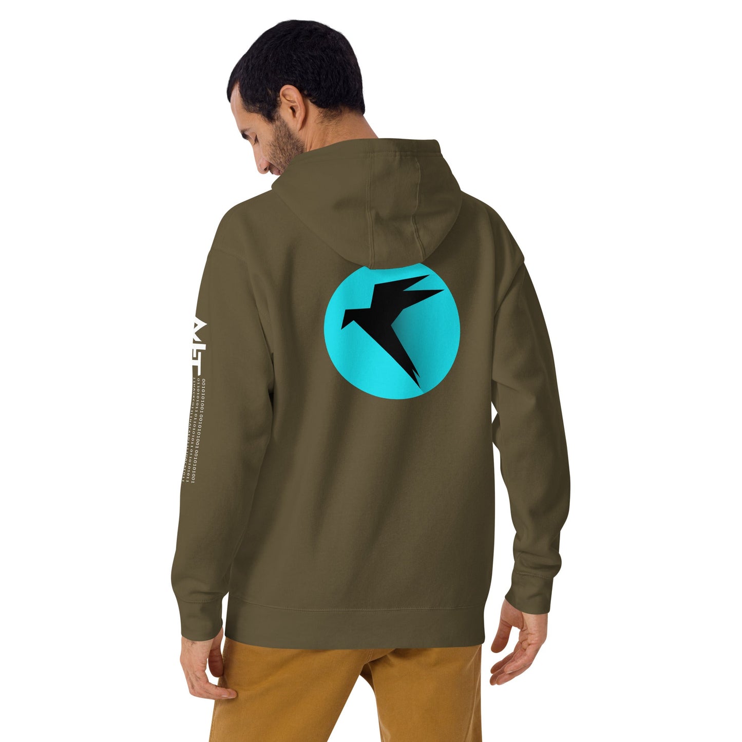 Parrot OS - The operating system for Hackers - Unisex Hoodie (back print) by DarkByteGear