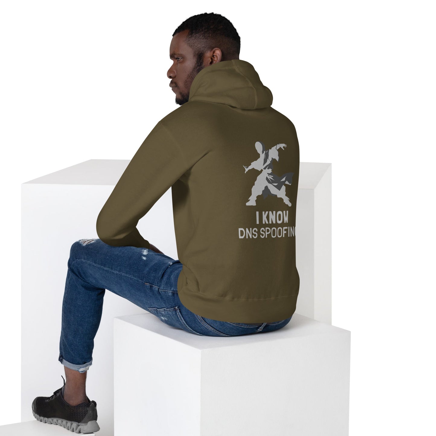 I Know DNS Spoofing - Unisex Hoodie( Back Print ) by DarkByteGear