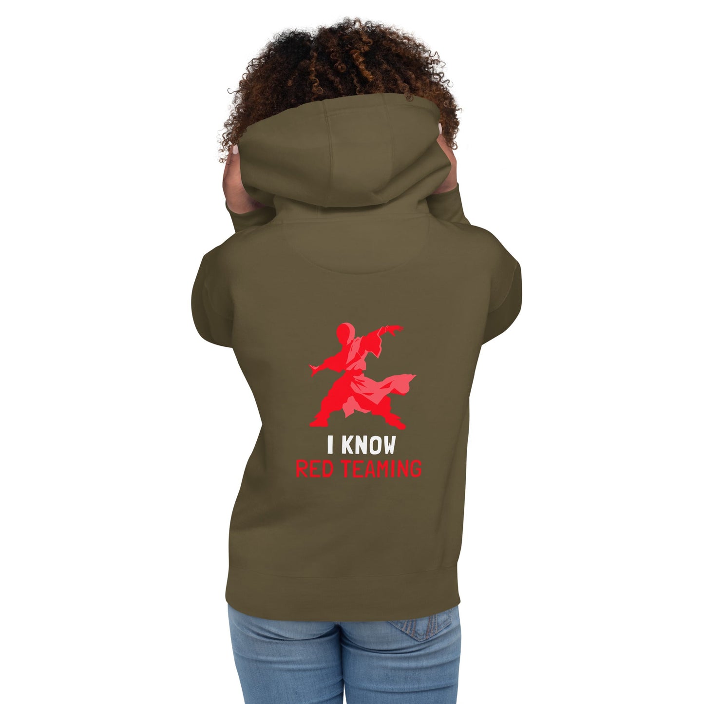 I Know Red Teaming - Unisex Hoodie( Back Print ) by DarkByteGear