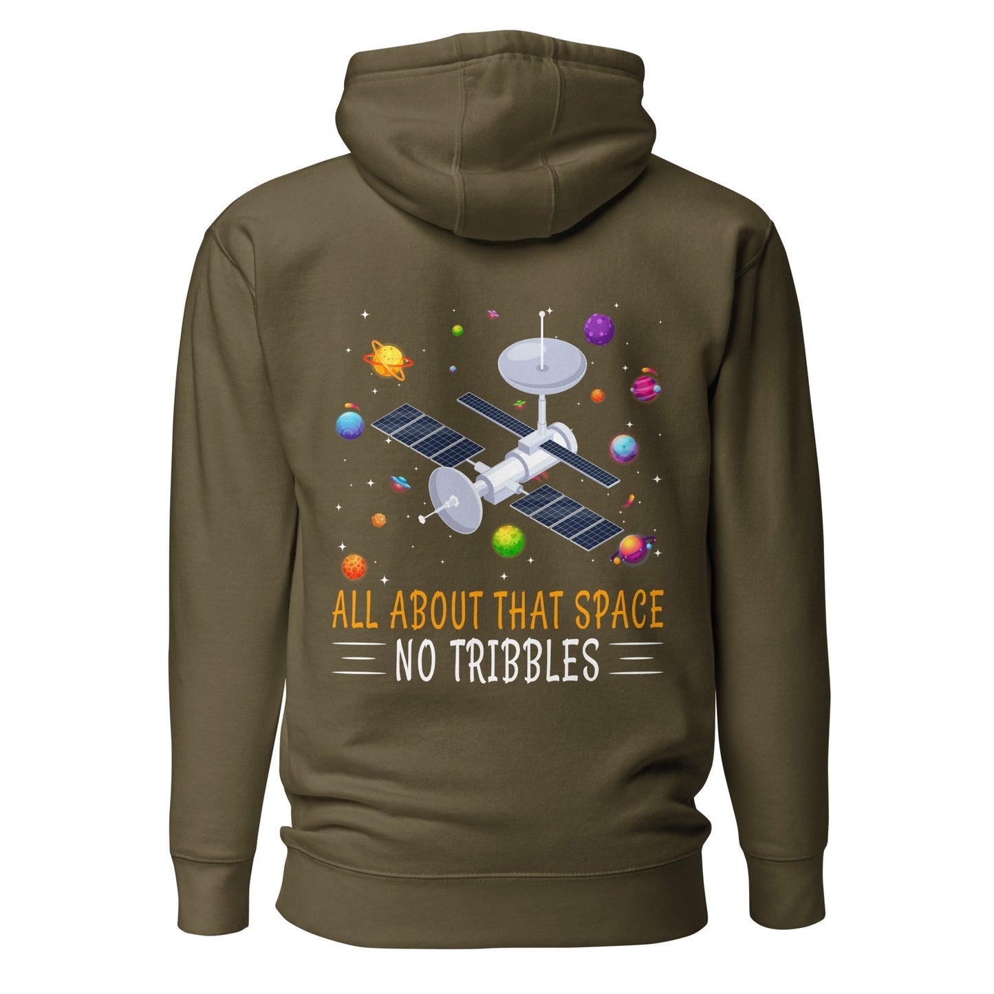 All about that Space - Unisex Hoodie ( Back Print ) by DarkByteGear