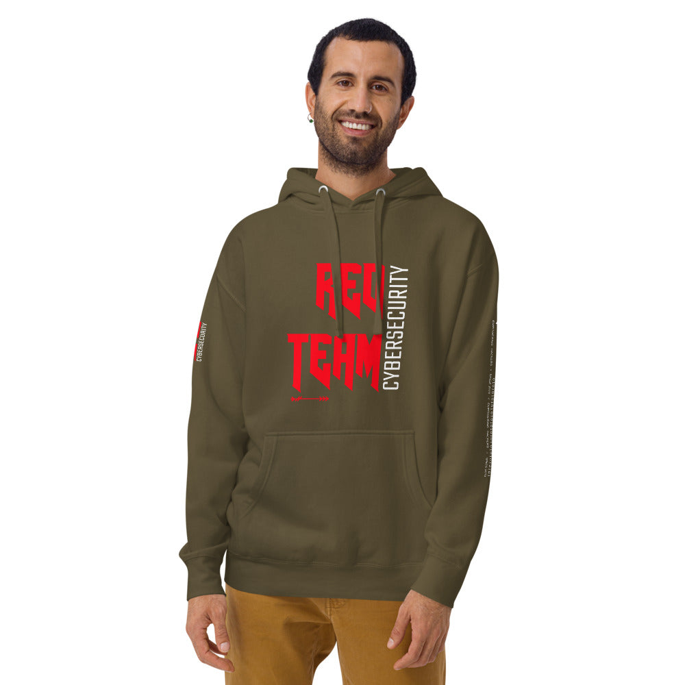 Cyber Security Red Team V9 - Unisex Hoodie by DarkByteGear