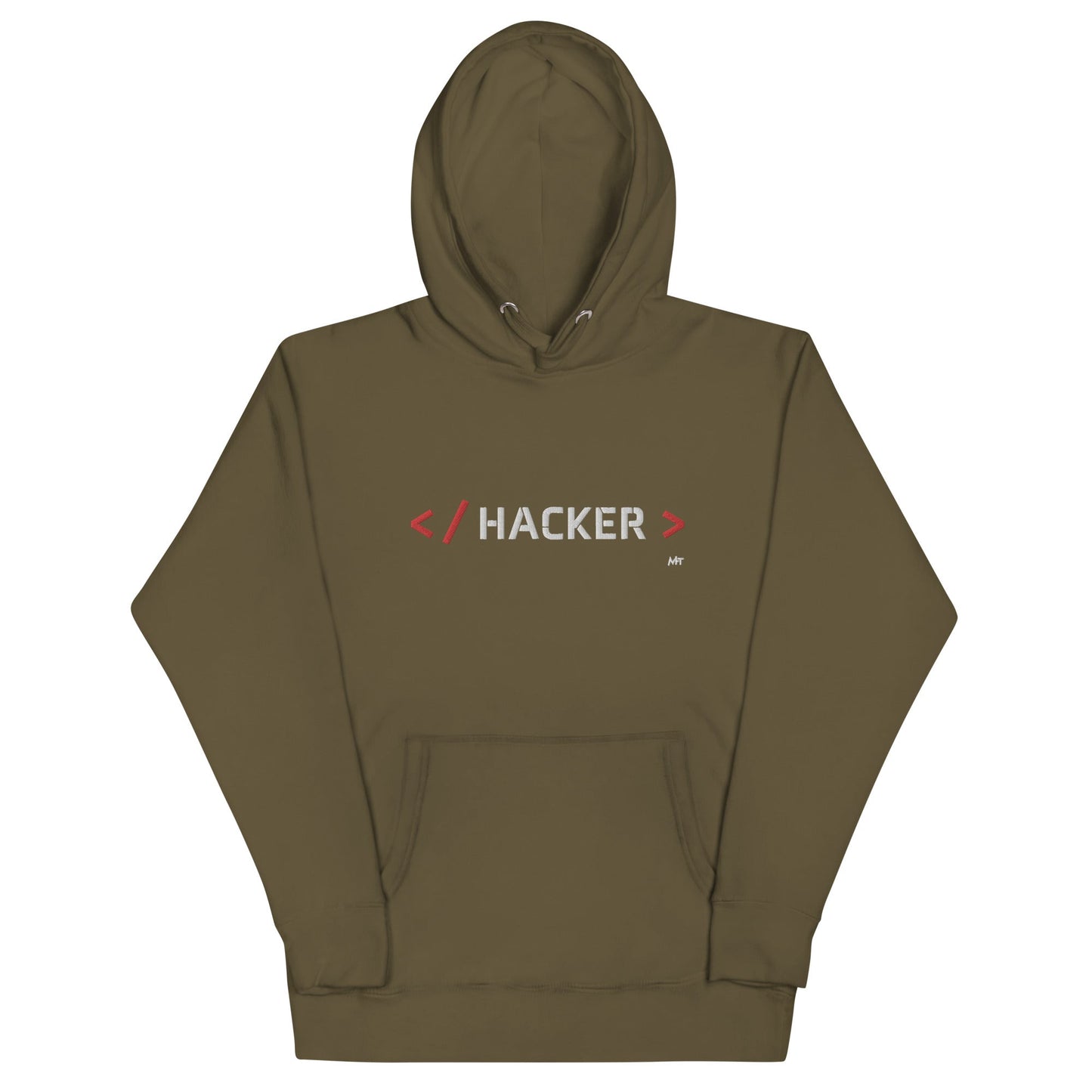 Hacker - Unisex Hoodie (embroidered) by DarkByteGear
