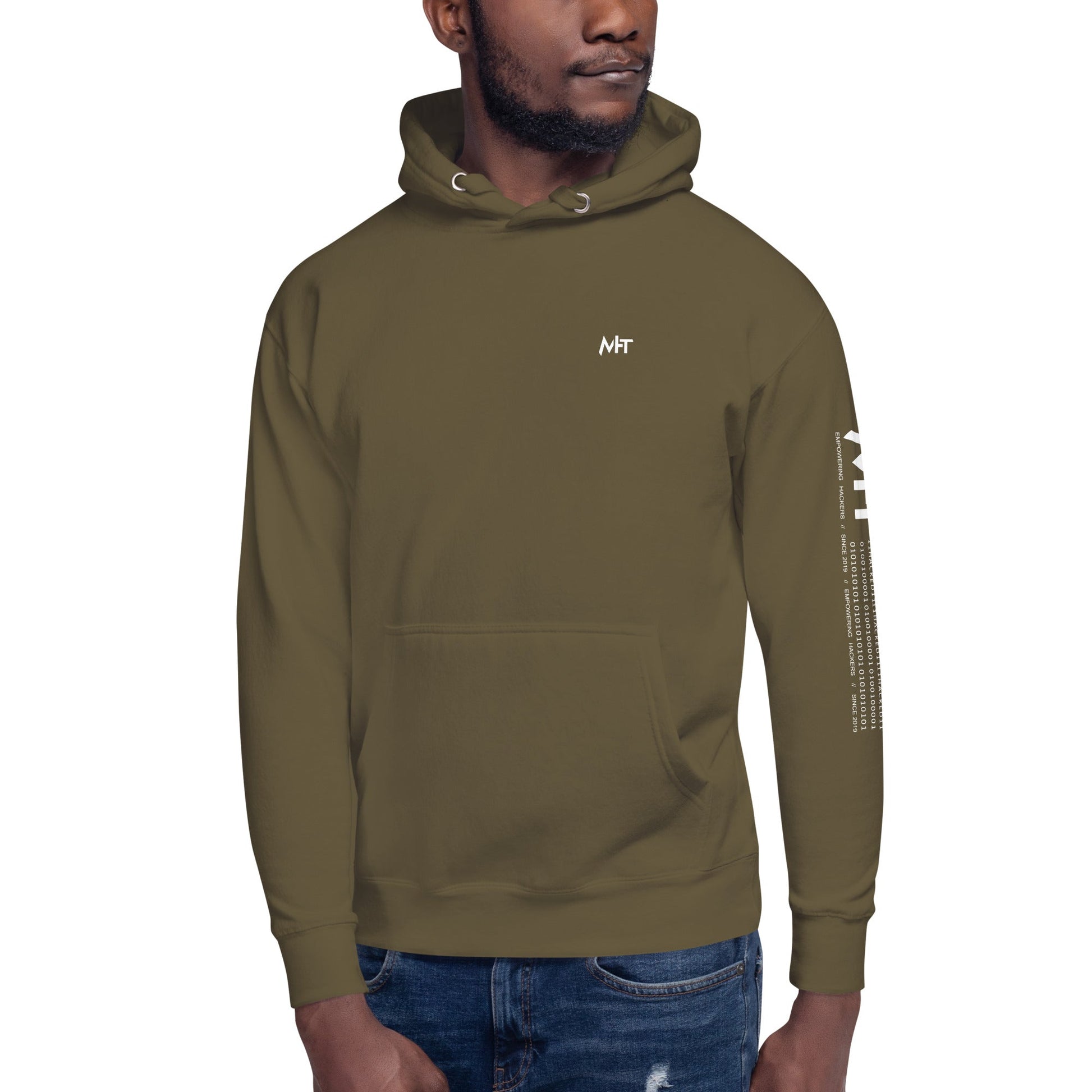 Cyber Security Blue Team V17 - Unisex Hoodie ( Back Print ) by DarkByteGear