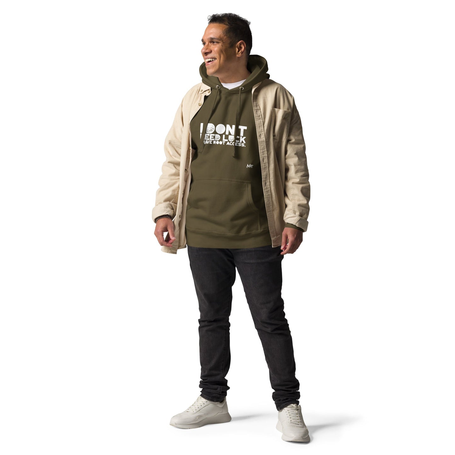 I Don't Need Luck: I Have Root Access - Unisex Hoodie by DarkByteGear