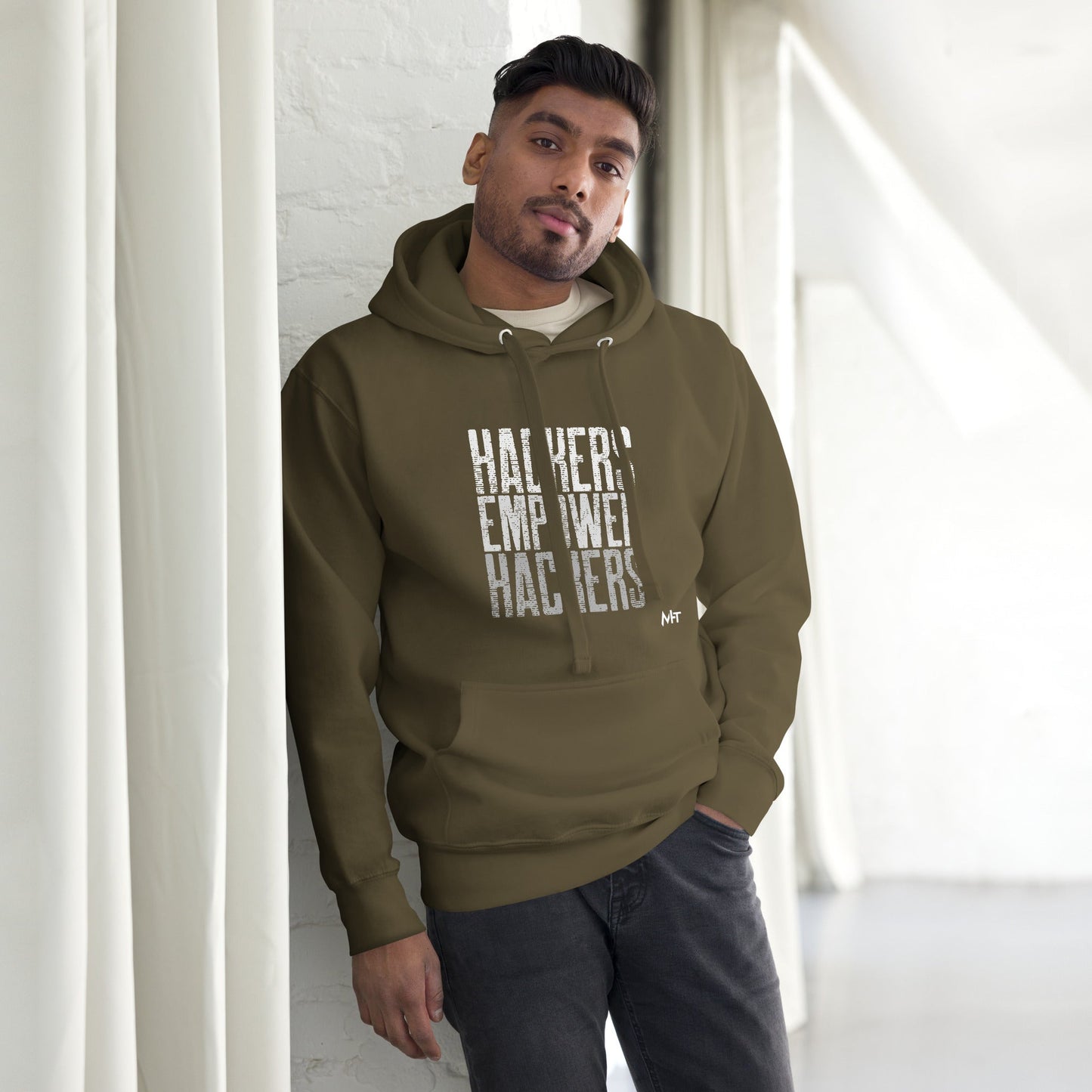 Hackers Empower Hackers V1 - Unisex Hoodie by DarkByteGear
