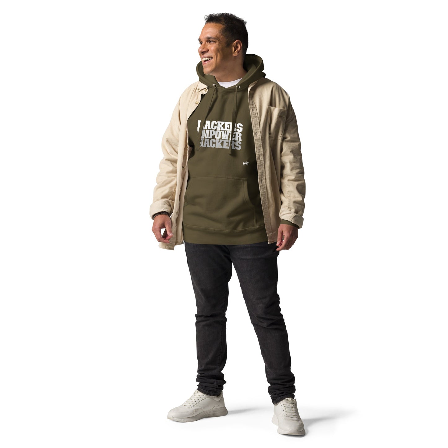 Hackers Empower Hackers V2 - Unisex Hoodie by DarkByteGear