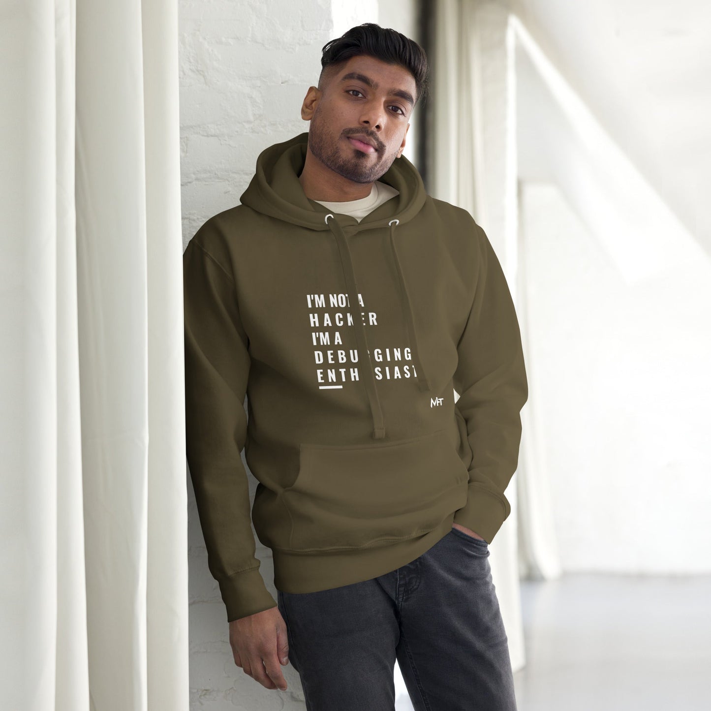 I'm not a Hacker: I'm a Debugging Enthusiast - Unisex Hoodie by DarkByteGear