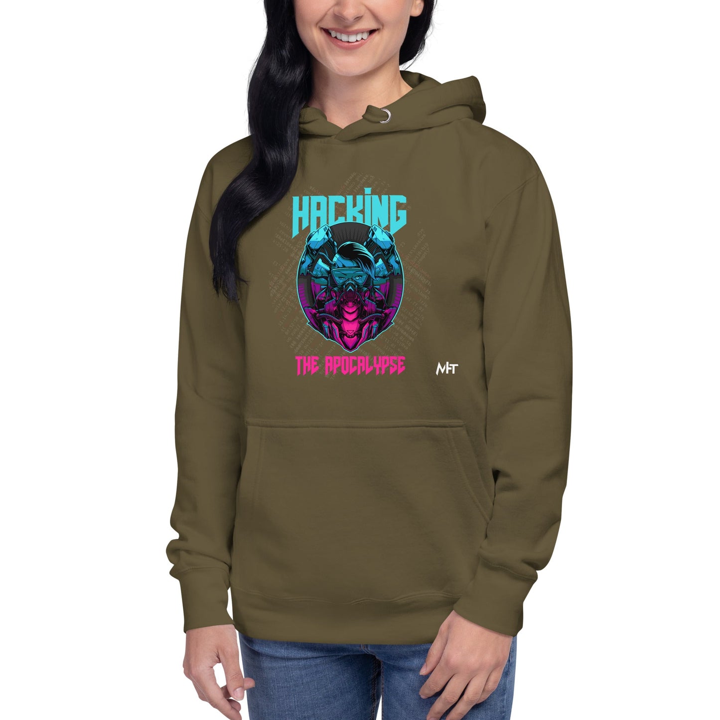Hacking the apocalypse V2 - Unisex Hoodie by DarkByteGear