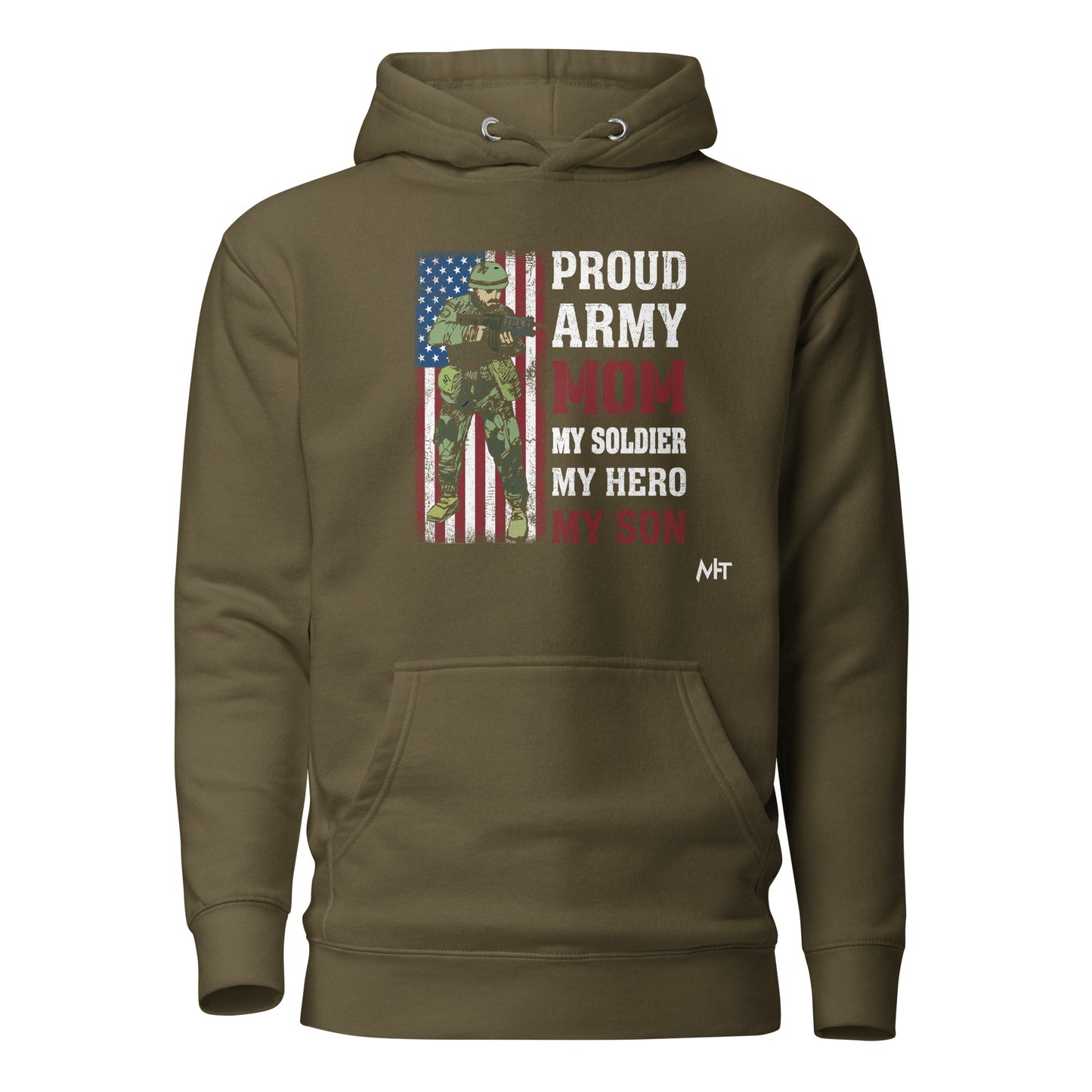Proud Army Mom - Unisex Hoodie by DarkByteGear