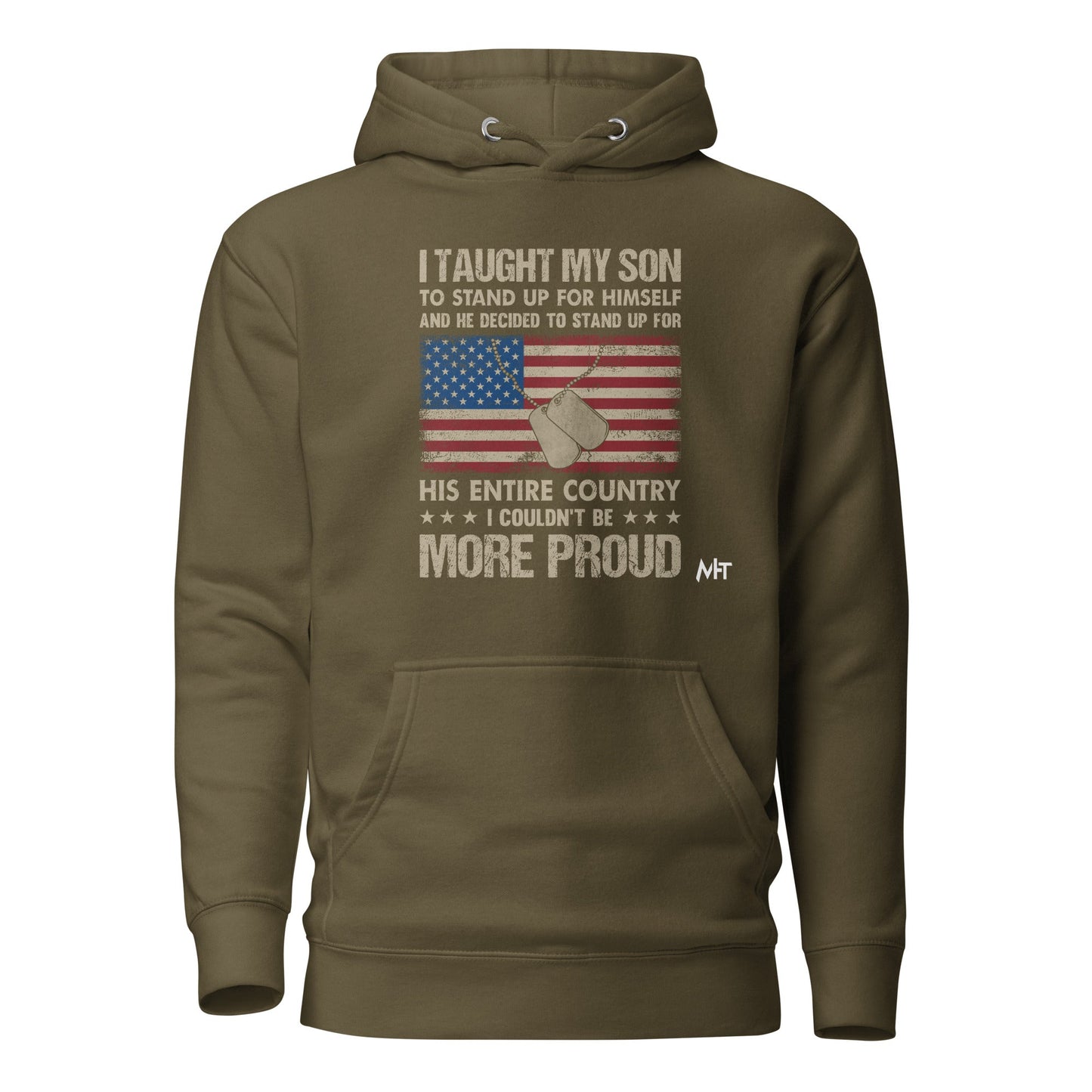 I Taught my son to Stand up for himself - Unisex Hoodie by DarkByteGear