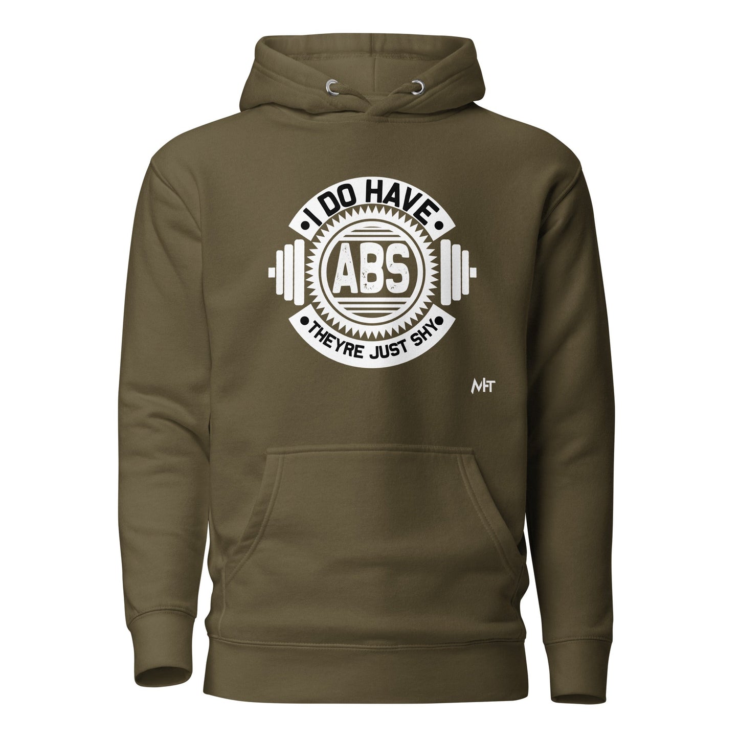I do have ABS, they are just shy - Unisex Hoodie by DarkByteGear