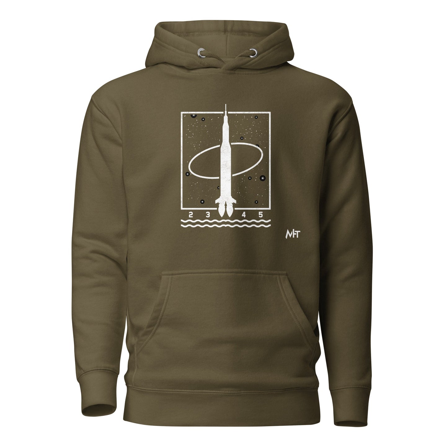 1 2 3 4 5 - Unisex Hoodie by DarkByteGear