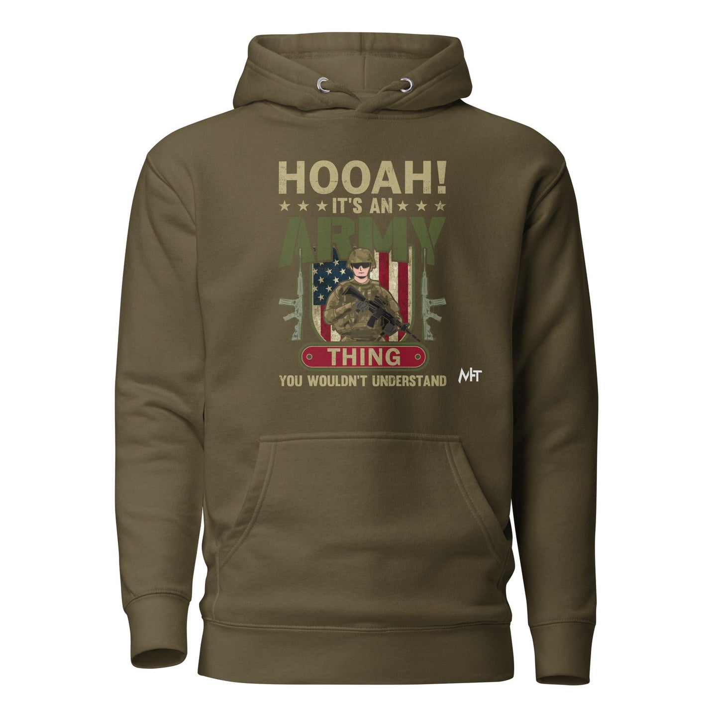 HOOAH! It's an Army thing you wouldn't understand - Unisex Hoodie by DarkByteGear