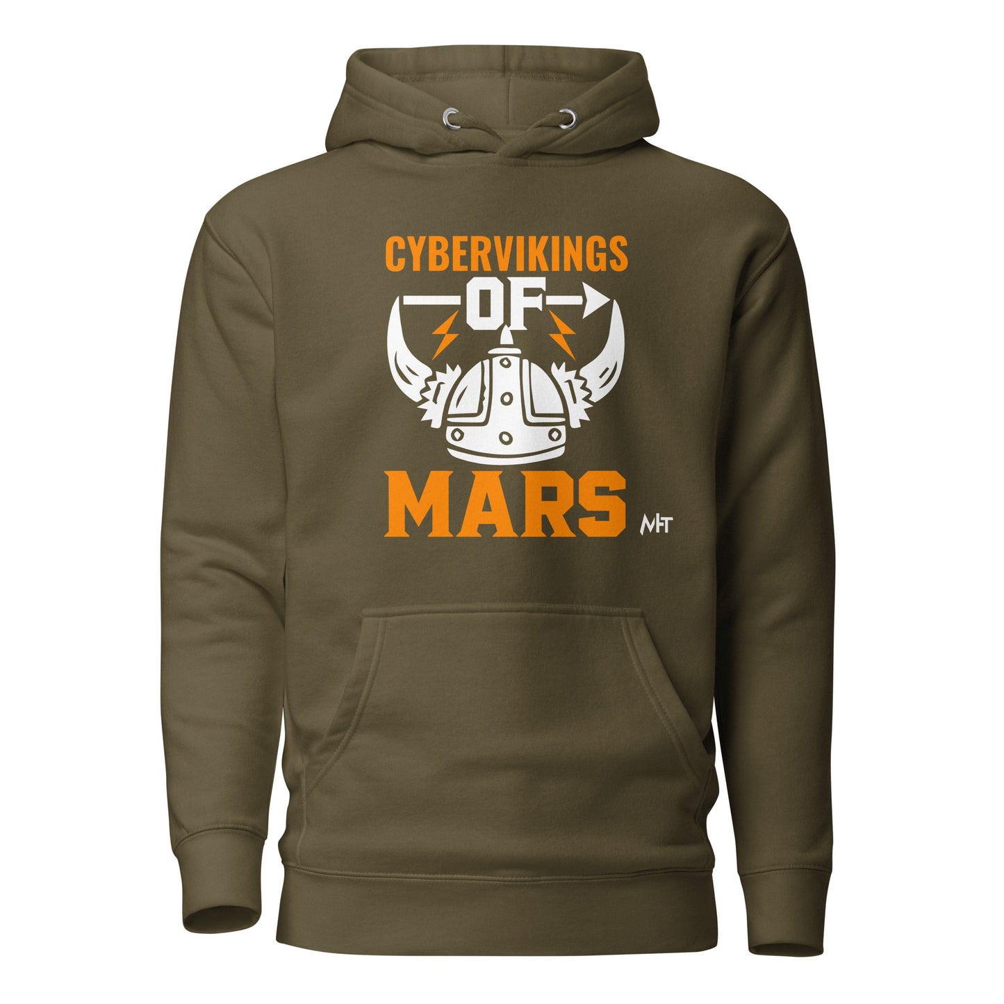 Cyberviking of Mars - Unisex Hoodie by DarkByteGear