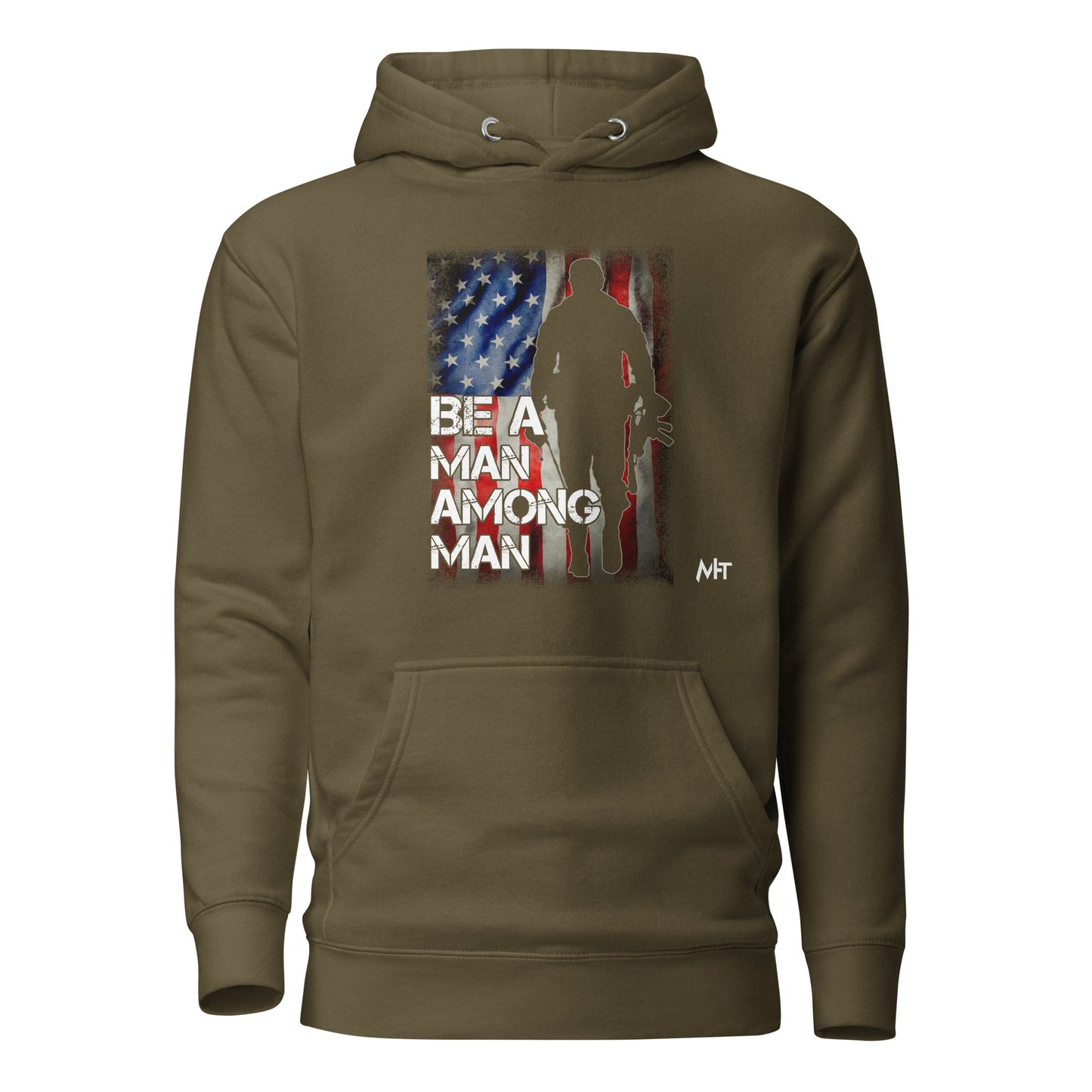 Be a man among men - Unisex Hoodie by DarkByteGear