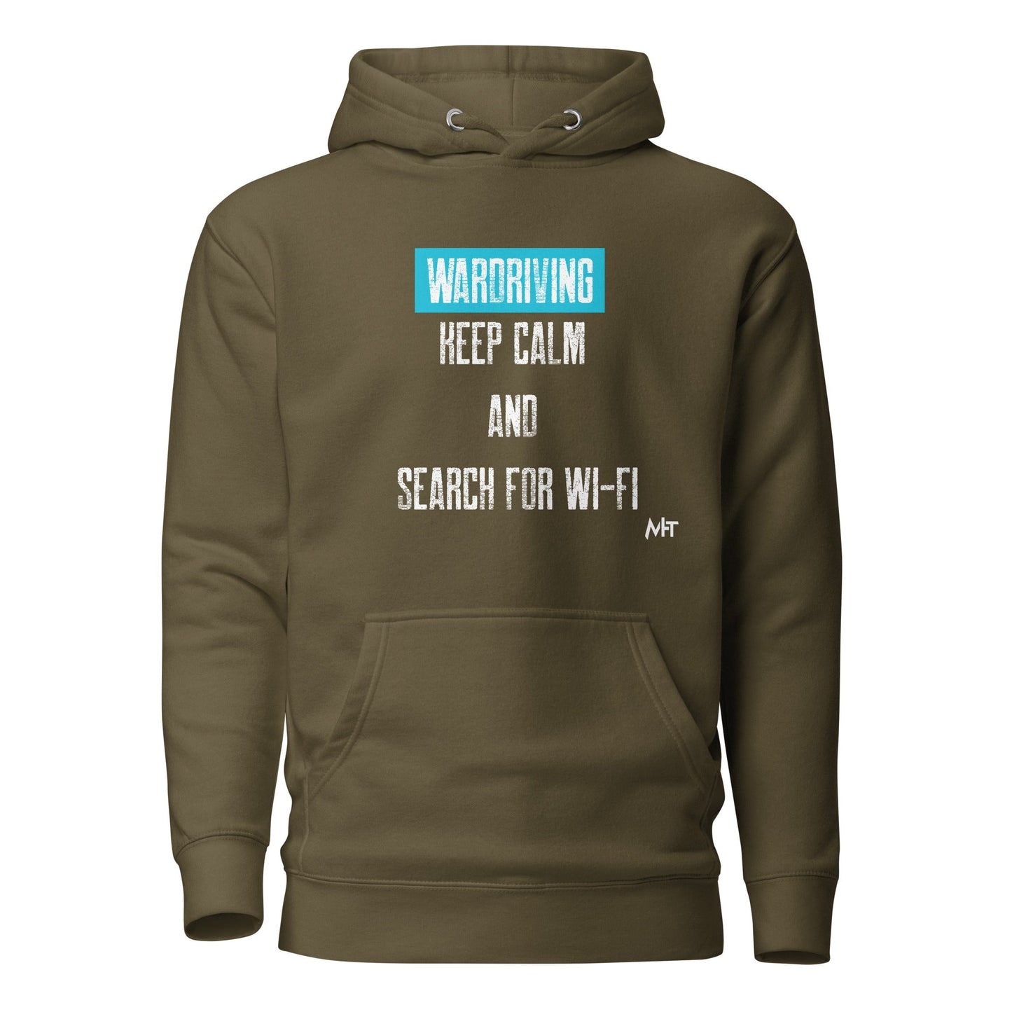 Wardriving Keep calm and search for Wi-Fi - Unisex Hoodie by DarkByteGear