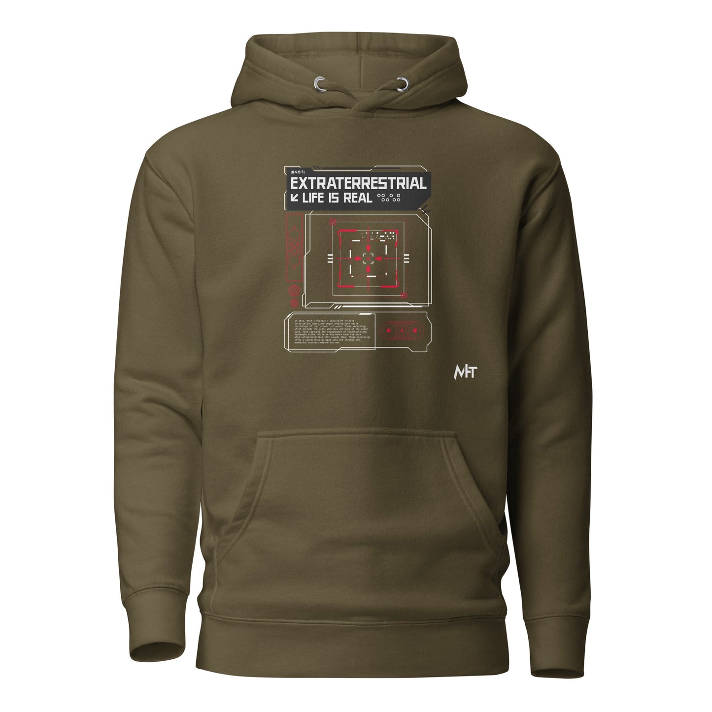 Extraterrestrial life is real - Unisex Hoodie by DarkByteGear
