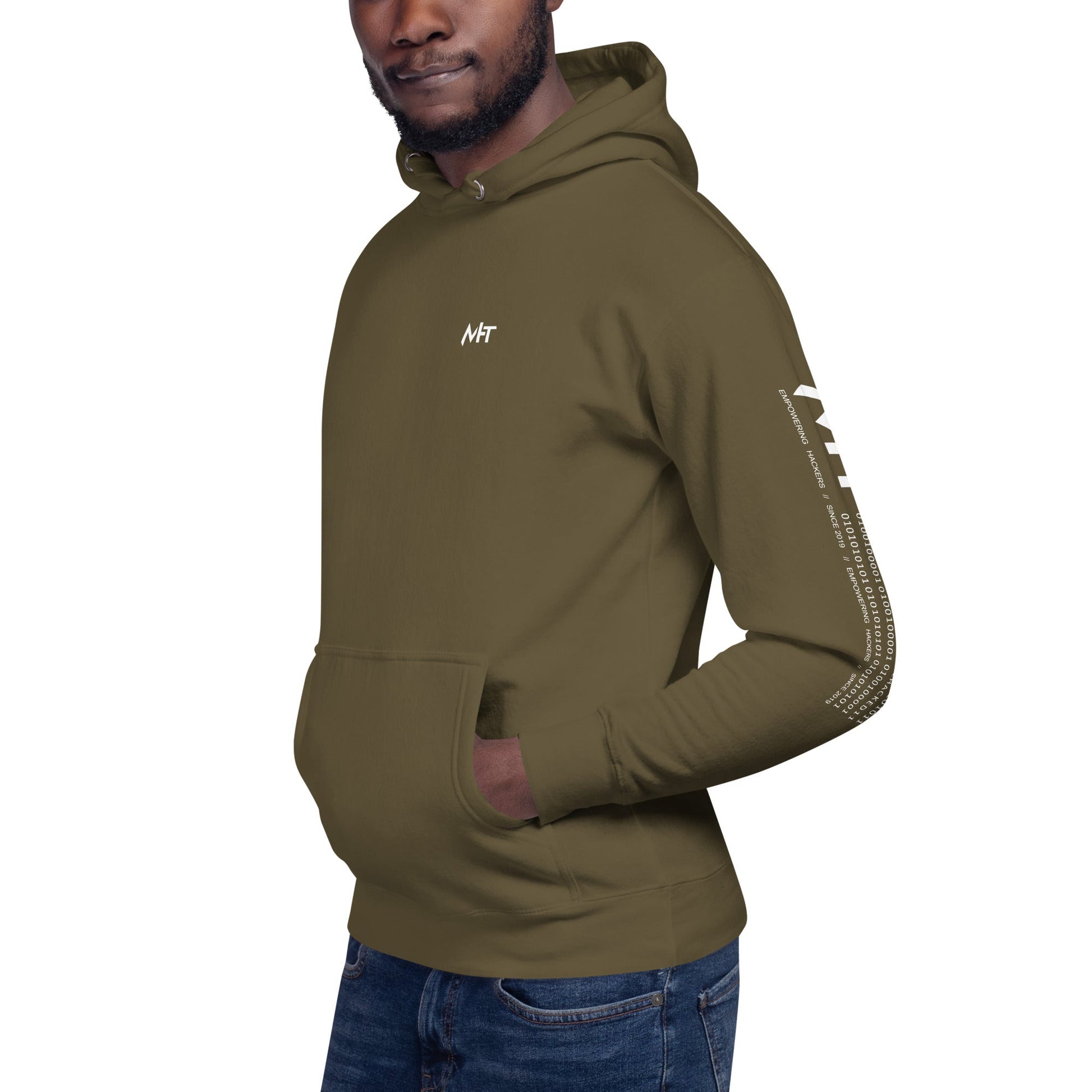Cyber Security Blue Team V17 - Unisex Hoodie ( Back Print ) by DarkByteGear