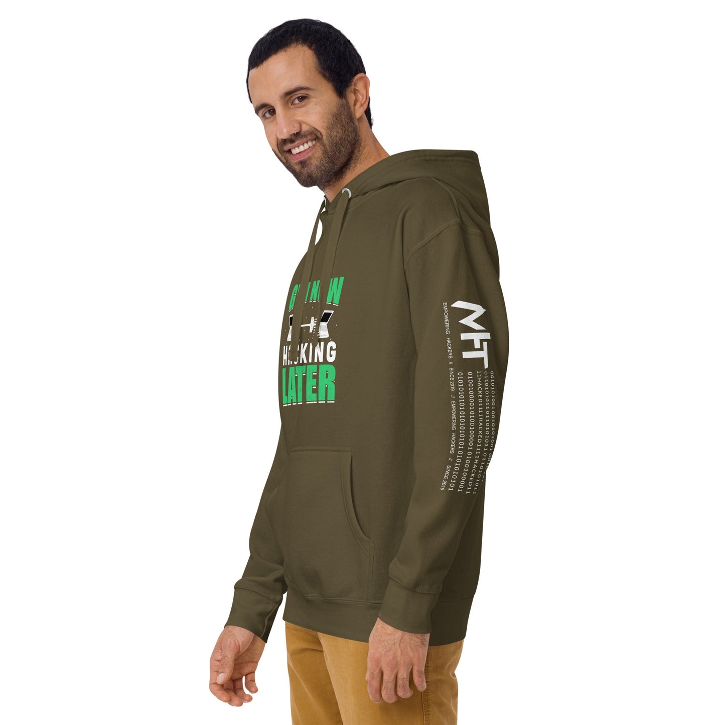 Gym now, hacking later - Unisex Hoodie by DarkByteGear