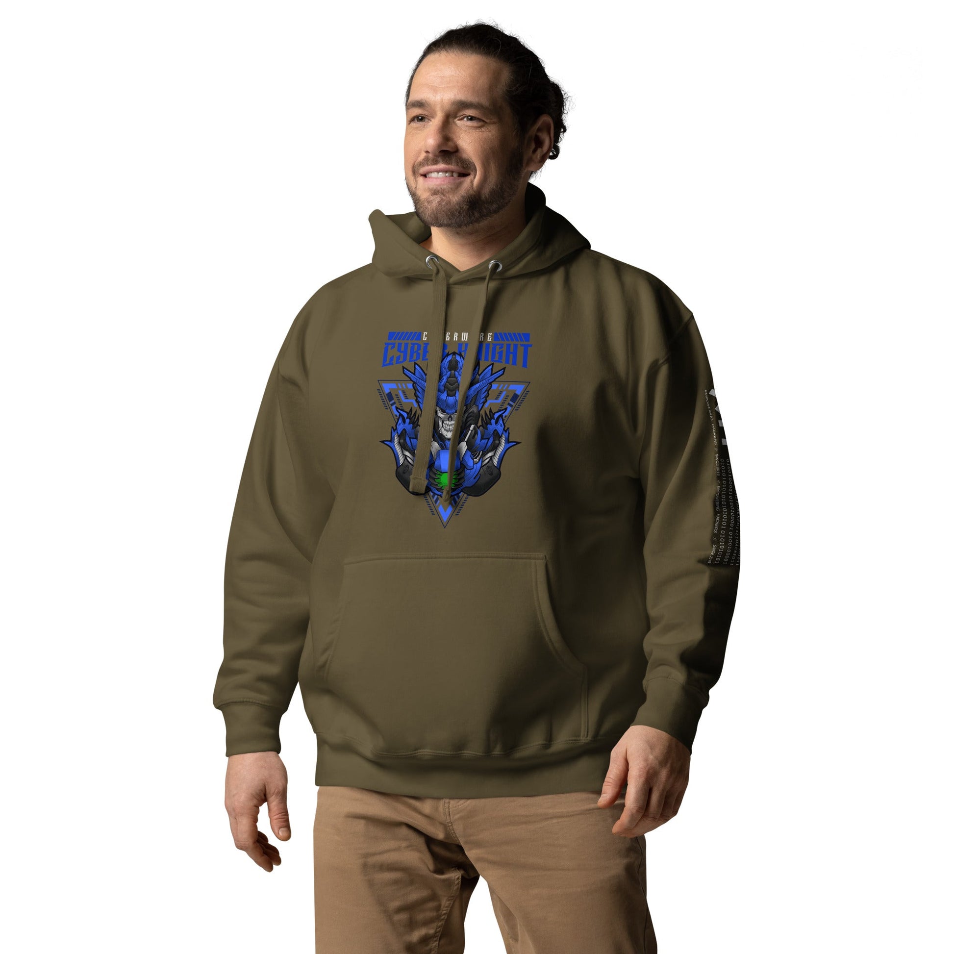 CyberWare Cyber knight - Unisex Hoodie by DarkByteGear
