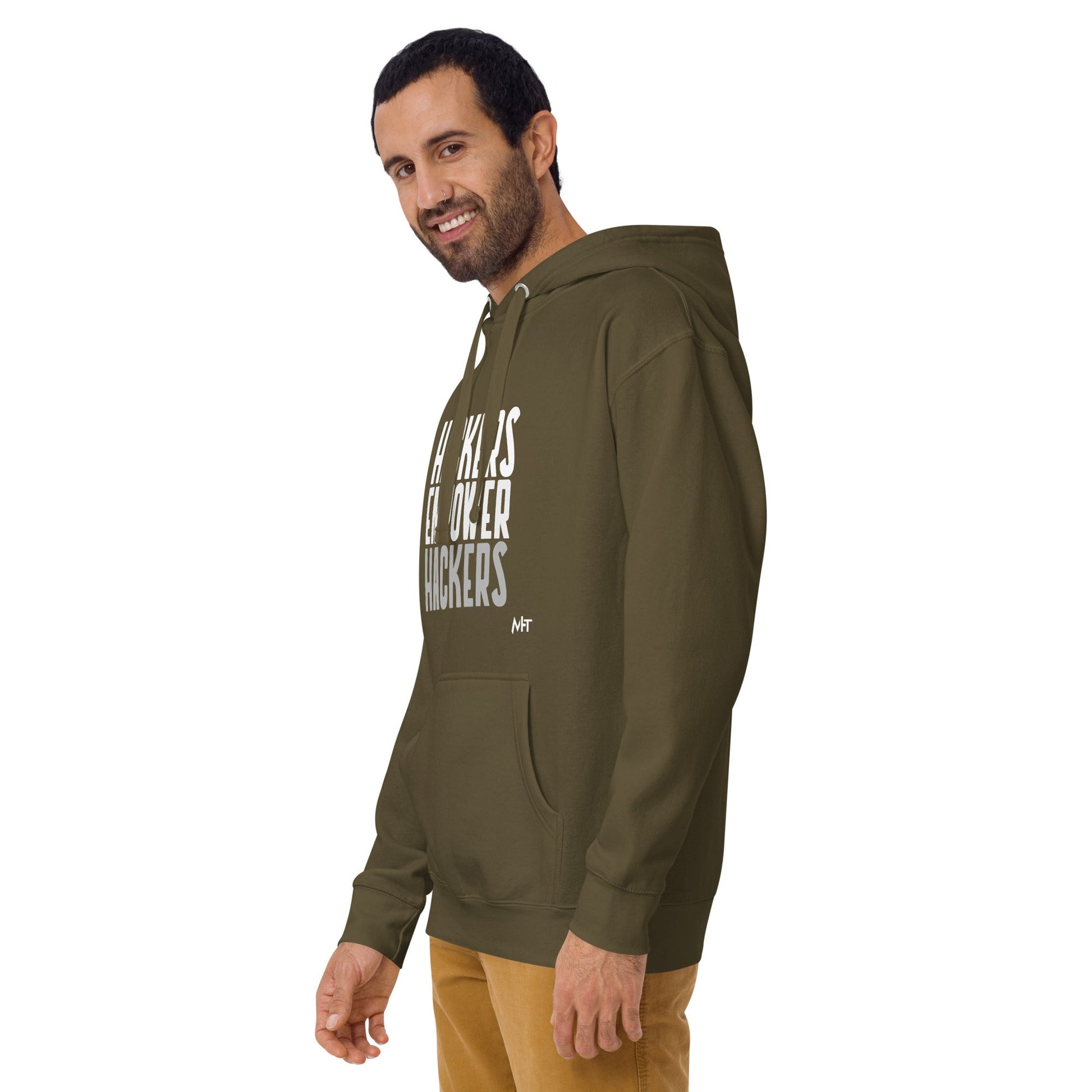 Hackers Empower Hackers - Unisex Hoodie by DarkByteGear