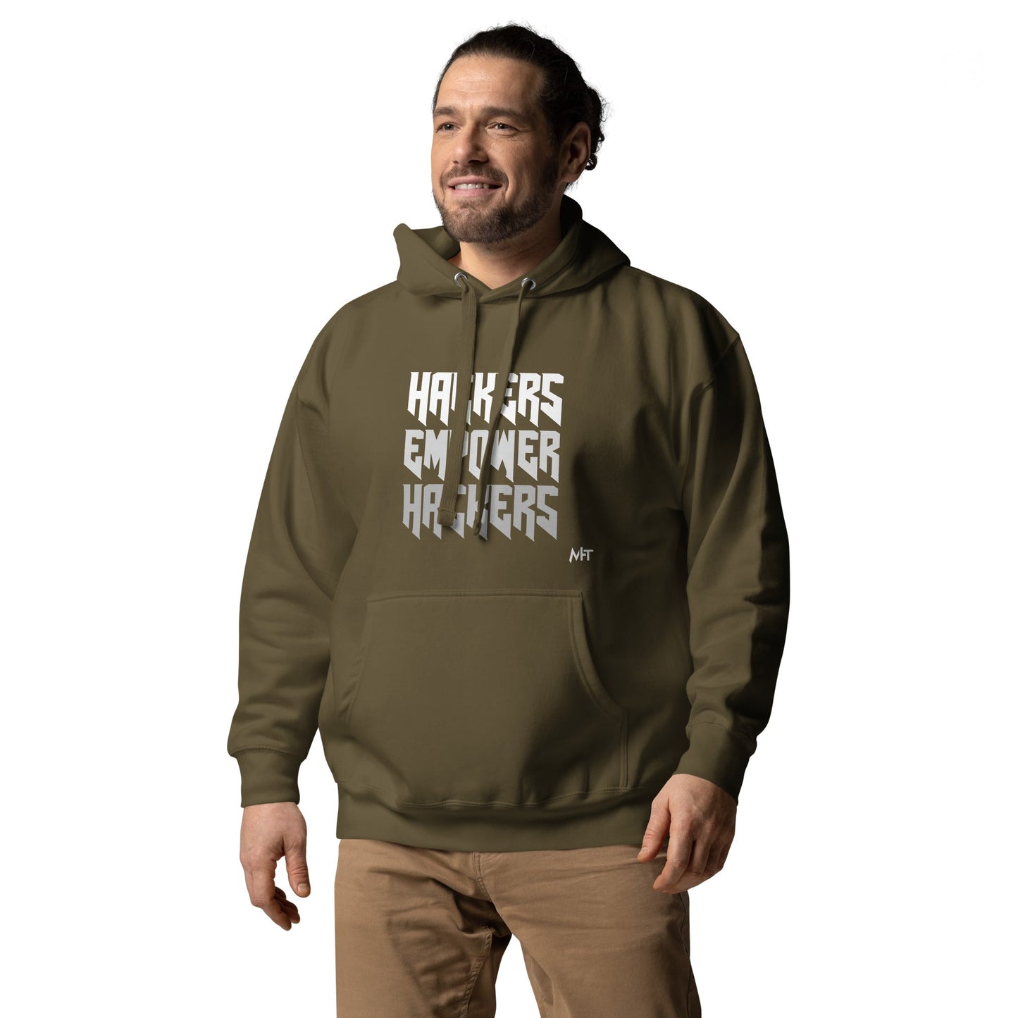 Hackers Empower Hackers V4 - Unisex Hoodie by DarkByteGear