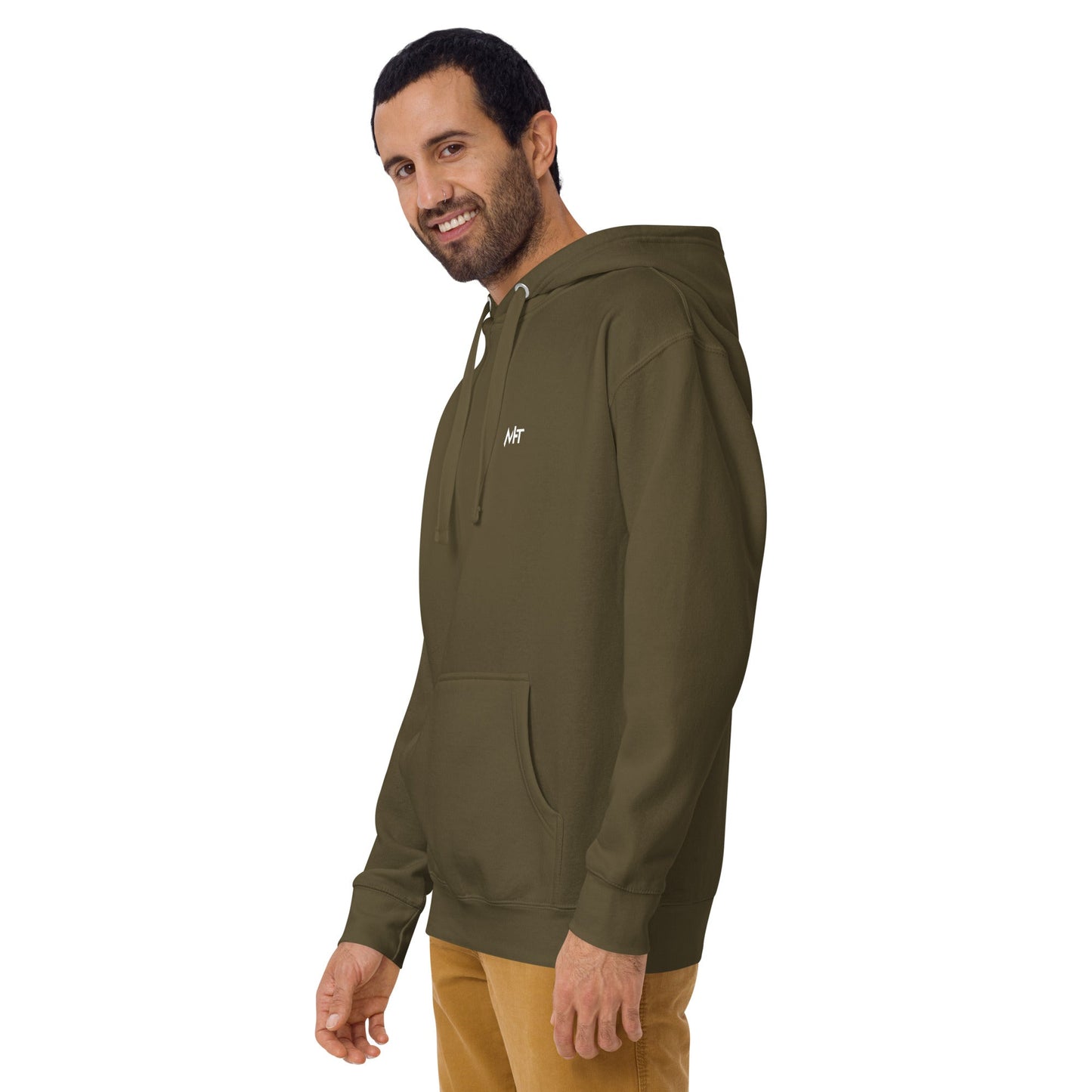 Air, Water, Earth, Fire, Parrot OS - Unisex Hoodie (back print) by DarkByteGear